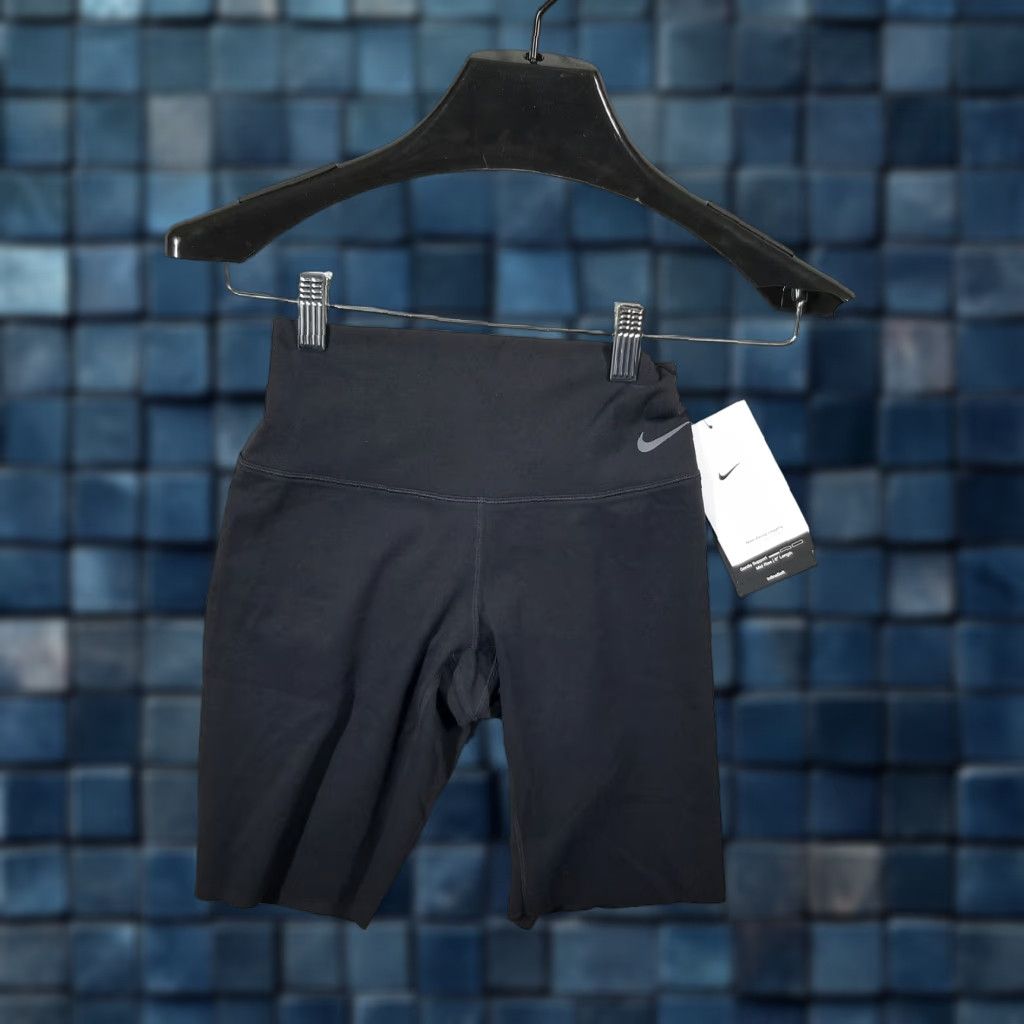 Nike Nike Women's XS Black High Rise Biker Shorts Athletic Gym Fitness Activewear Size 26" / US 2 / IT 38 - 1 Thumbnail