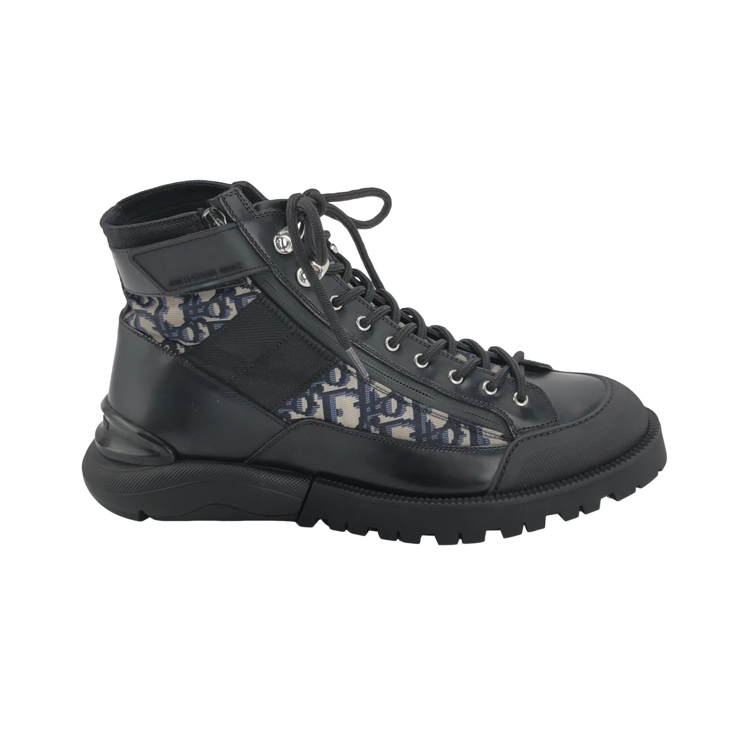 Dior Dior Oblique Canvas Hi-Top Sneakers Size 41 Size US 8 / EU 41 - 1 Thumbnail