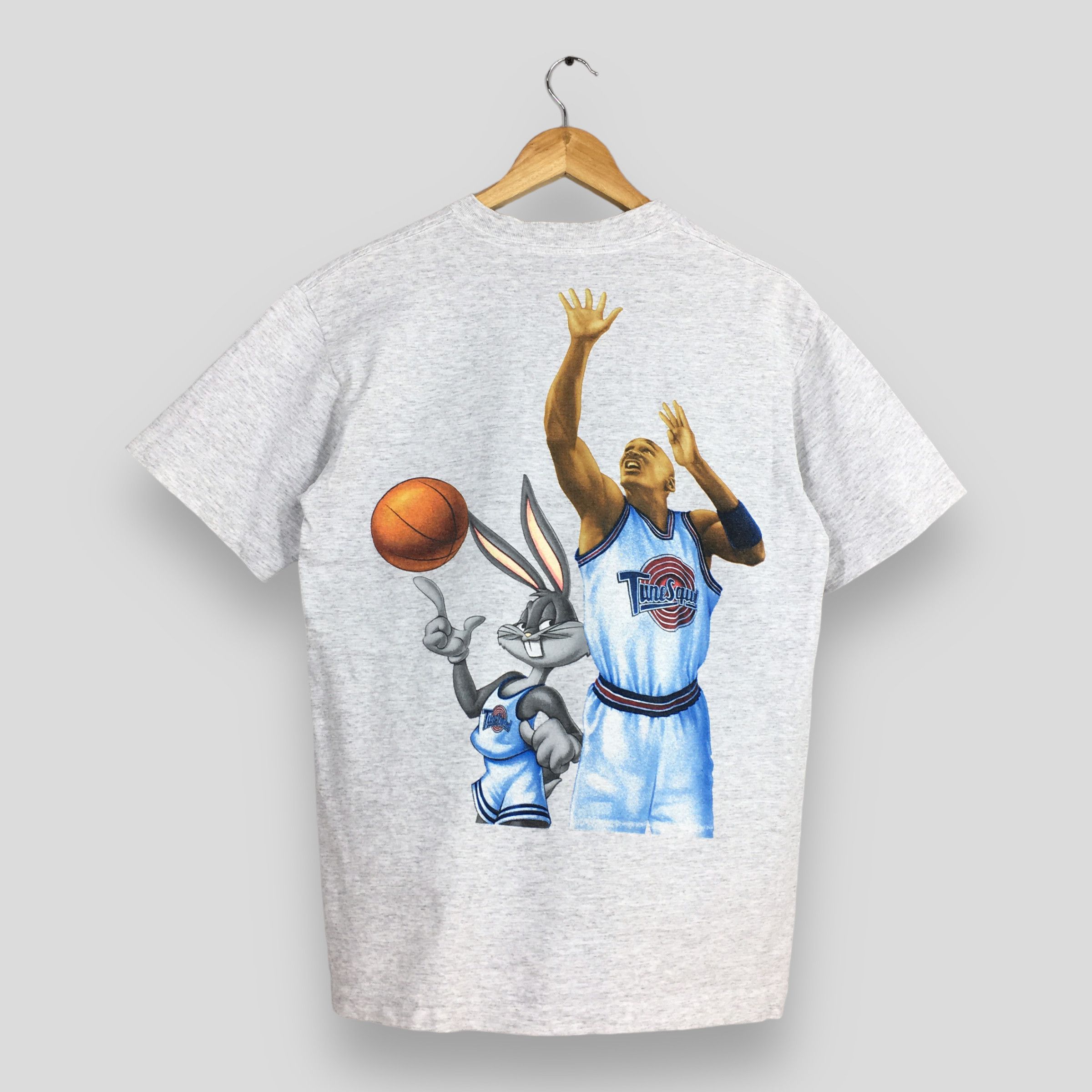 NBA × Vintage × Warner Bros Vintage Space Jam Bugs Bunny Gray T shirt Medium Size US M / EU 48-50 / 2 - 8 Thumbnail