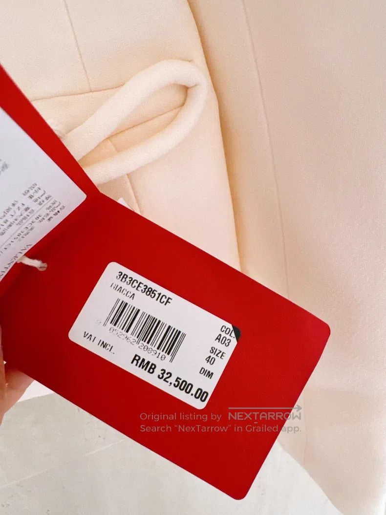 Valentino Valentino White bow blazer Size S / US 4 / IT 40 - 9 Thumbnail