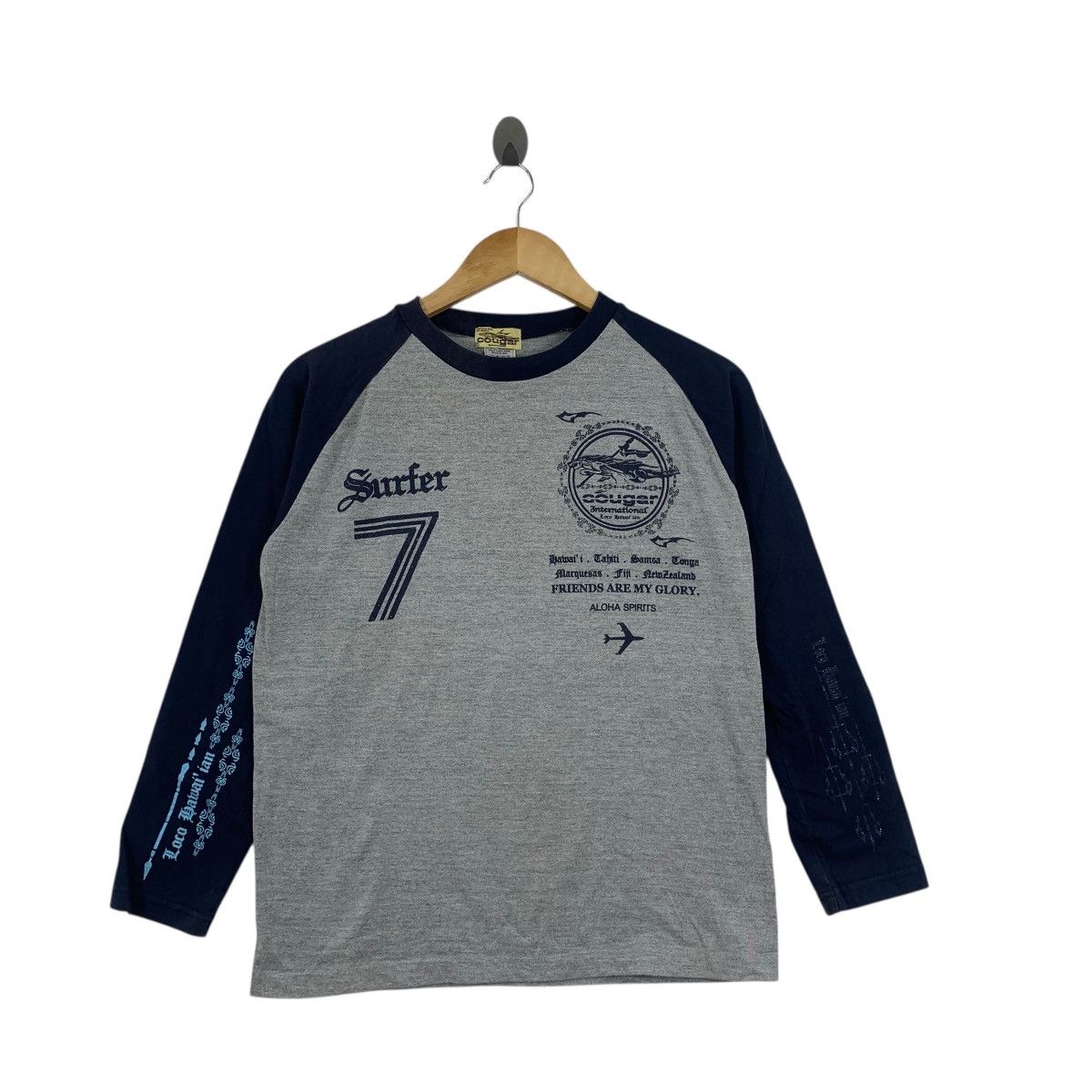 Other LOCO HAWAII COUGAR Surfer Tribal Logo Tee Shirt Top Surf Size US M / EU 48-50 / 2 - 3 Thumbnail