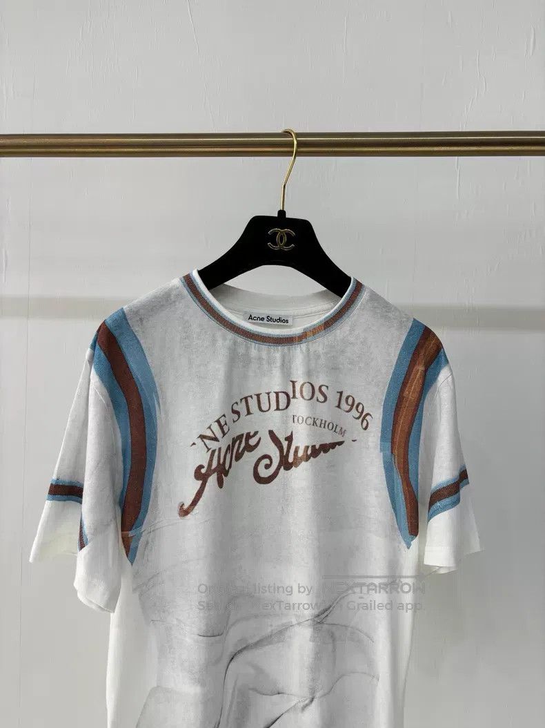 Acne Studios Acne Studios Vintage Distressed Short Sleeve T-Shirt Size XS / US 0-2 / IT 36-38 - 2 Thumbnail
