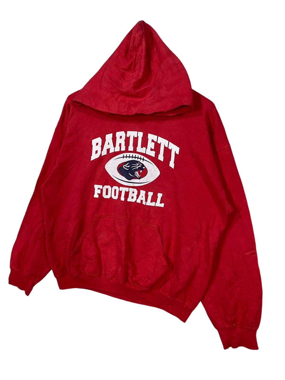 American Edition Vintage Y2K red bartlett high school football hoodie Size US L / EU 52-54 / 3 - 3 Thumbnail