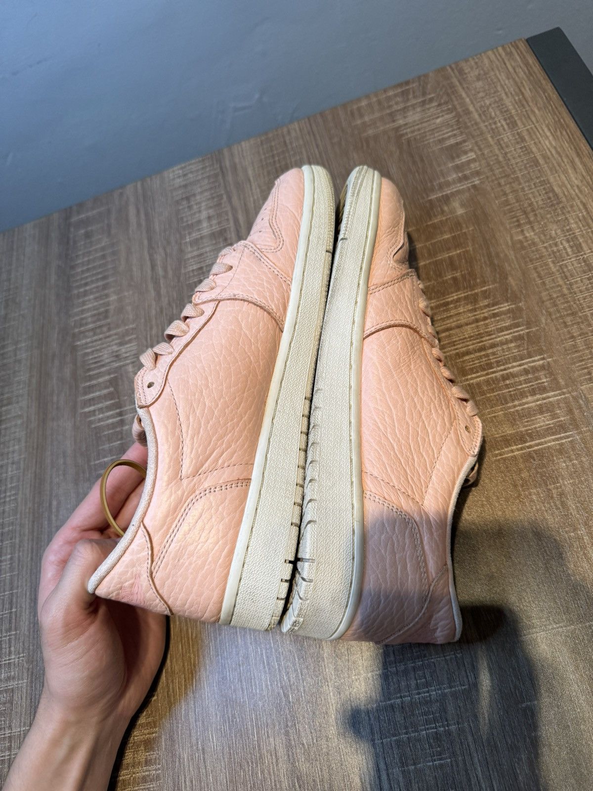 Jordan Brand Nike Air Jordan 1 Swooshless Low Arctic Orange Mens Size 9.5 Size US 9.5 / EU 42-43 - 5 Thumbnail