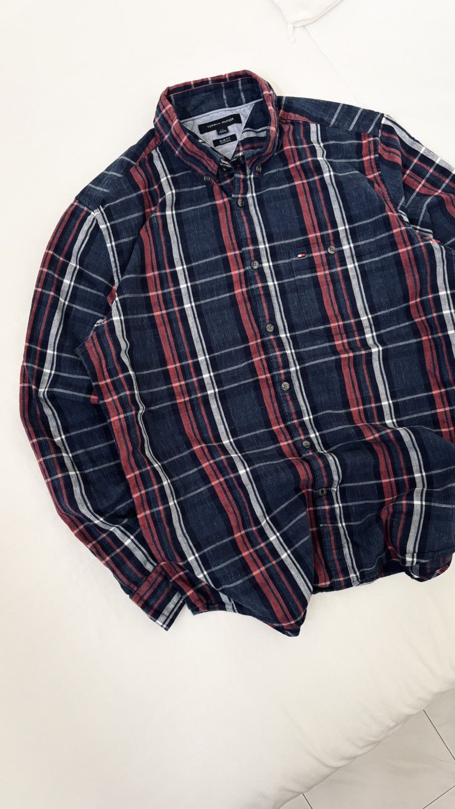 Tommy Hilfiger Tommy Hilfiger Flannel Size US L / EU 52-54 / 3 - 3 Thumbnail
