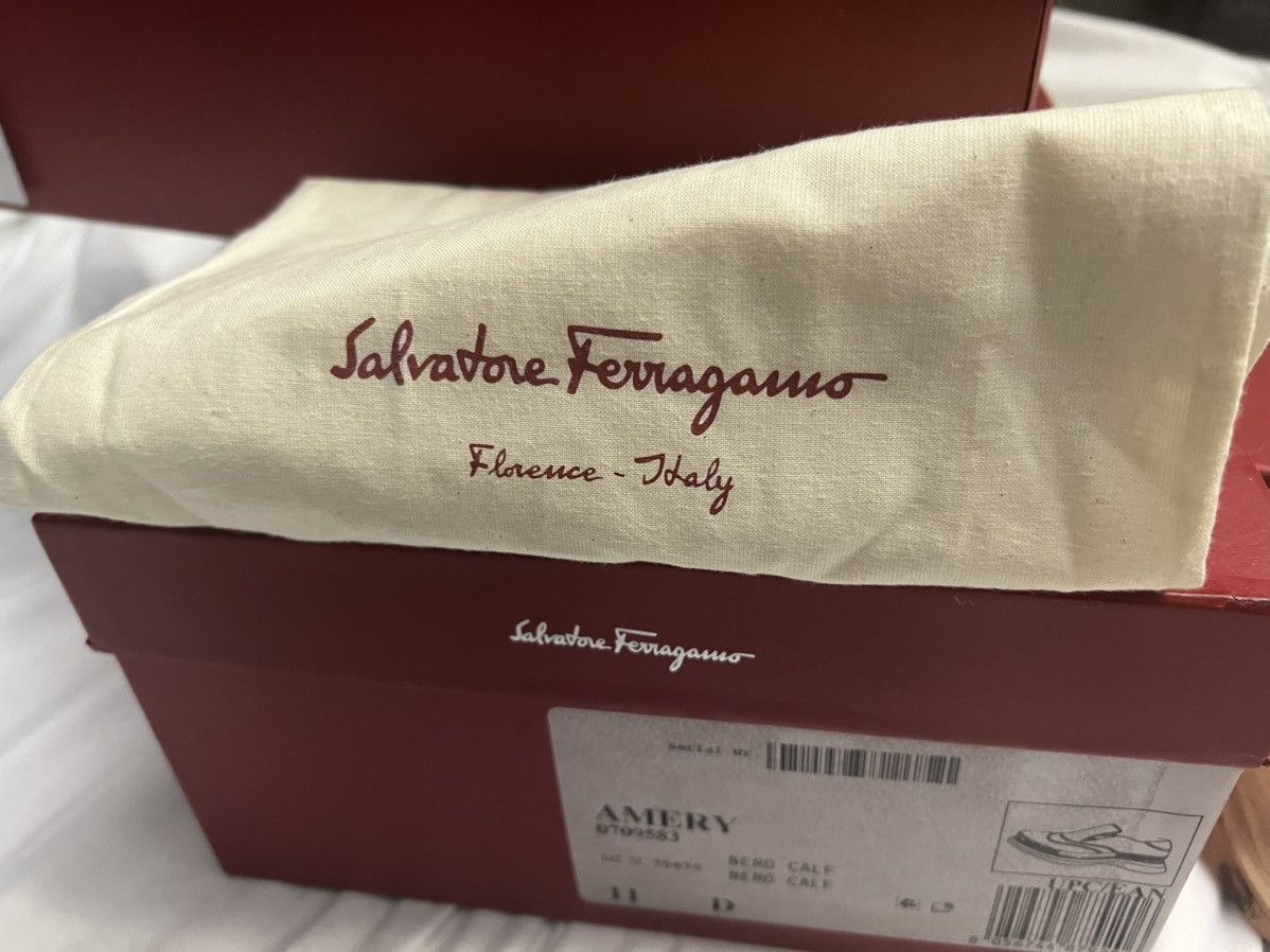 Salvatore Ferragamo Amery Slip-on Wingtip Vitello Calf Size US 11 / EU 44 - 11 Thumbnail