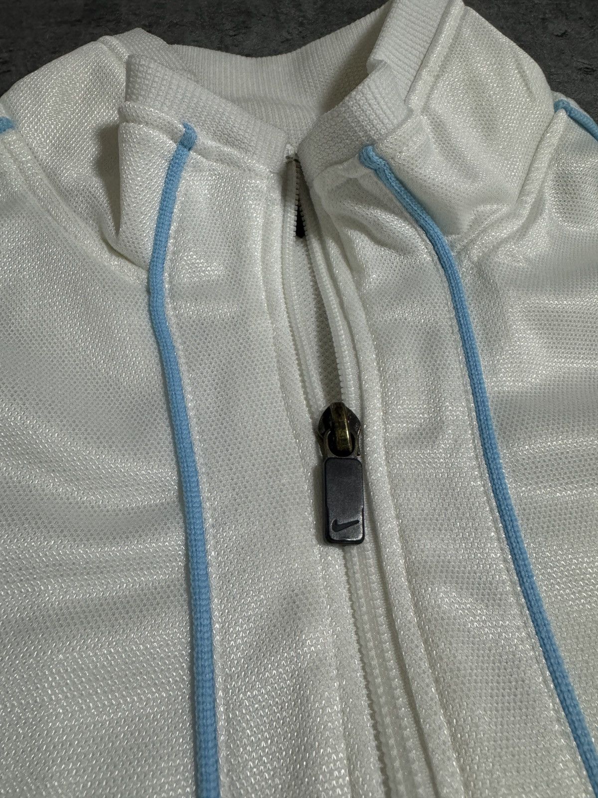 Japanese Brand × Nike × Vintage Nike Made in Japan 🇯🇵 Zip Tracksuit Swoosh Blue Logo Rap Y2K Size US S / EU 44-46 / 1 - 6 Thumbnail