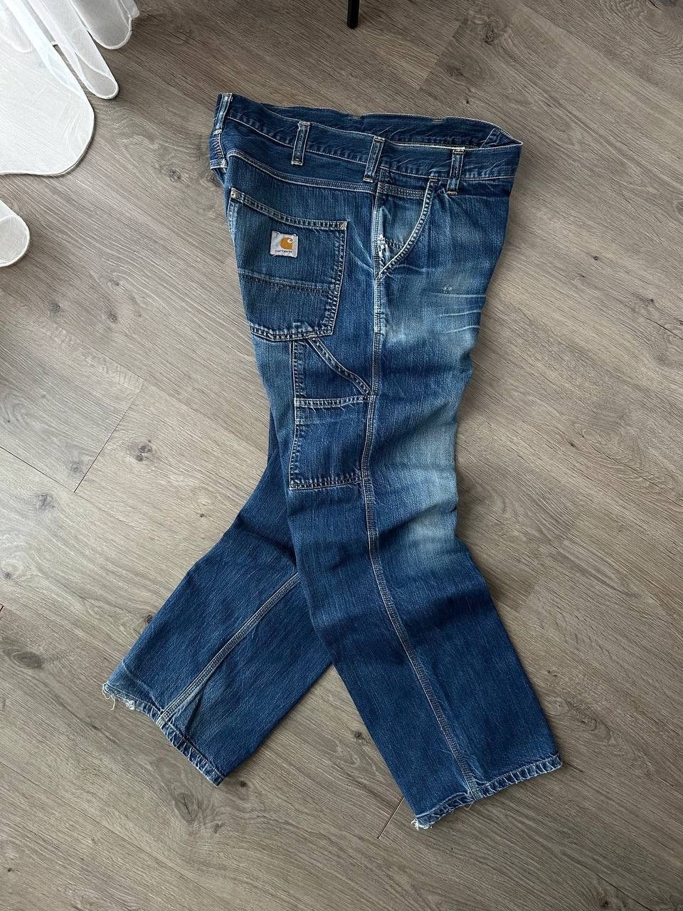 Carhartt × Carhartt Wip × Vintage Vintage Distressed Carhartt Trax Denim Pants Size US 34 / EU 50 - 14 Thumbnail