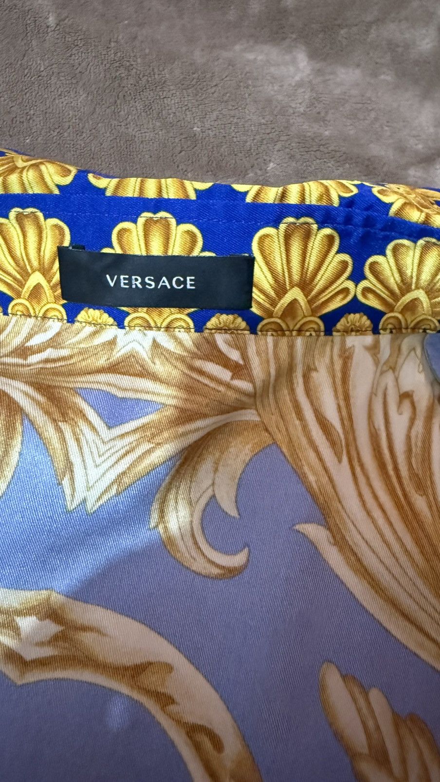 Versace Versace silk short sleeve shirt size L Size US L / EU 52-54 / 3 - 2 Thumbnail