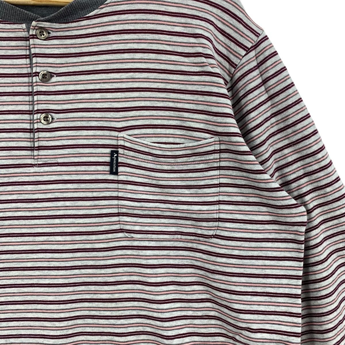 Aquascutum Vintage AQUASCUTUM LONDON Striped Baggy Sweatshirt Size XL / US 12-14 / IT 48-50 - 5 Thumbnail