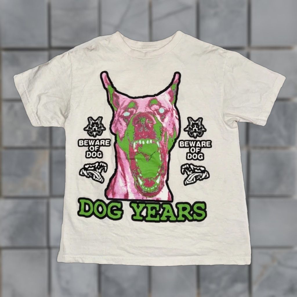 Vintage City Morgue Dog Years Graphic T-Shirt White M Mens Band Tee Shirt 19x24 Graphic Print Crew Neck Cotton Vintage No Size US M / EU 48-50 / 2 - 1 Thumbnail