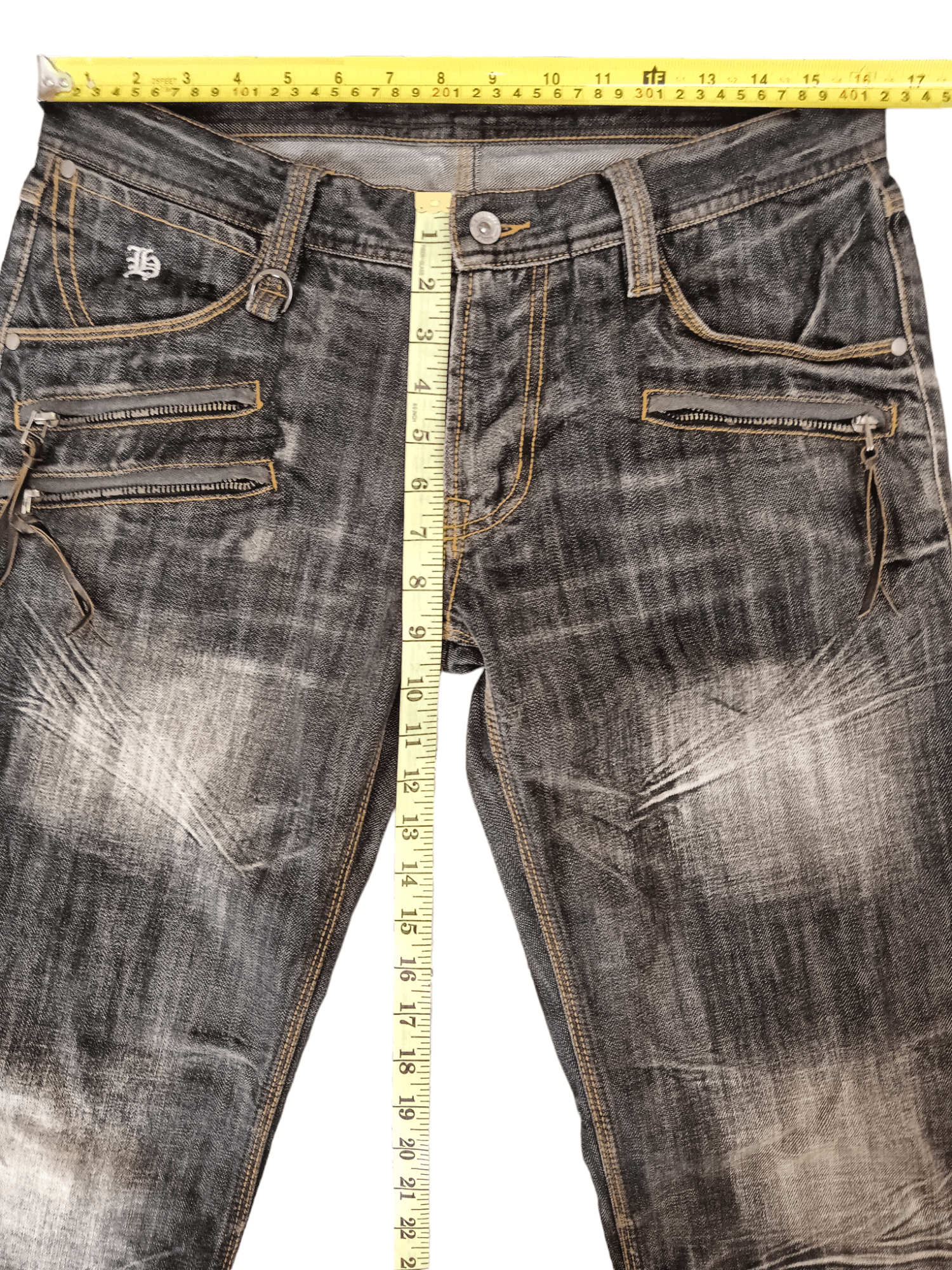 HIDEAWAYS Nicole Hideaways Whiskered Punk Denim Size US 32 / EU 48 - 11 Thumbnail