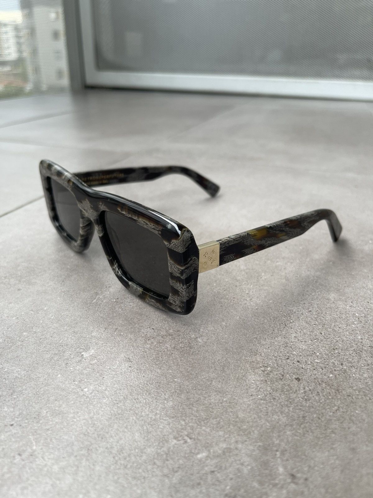 Retrosuperfuture !DS! Retrosuperfuture Virgilio Volante Square Sunglasses Size ONE SIZE - 5 Thumbnail