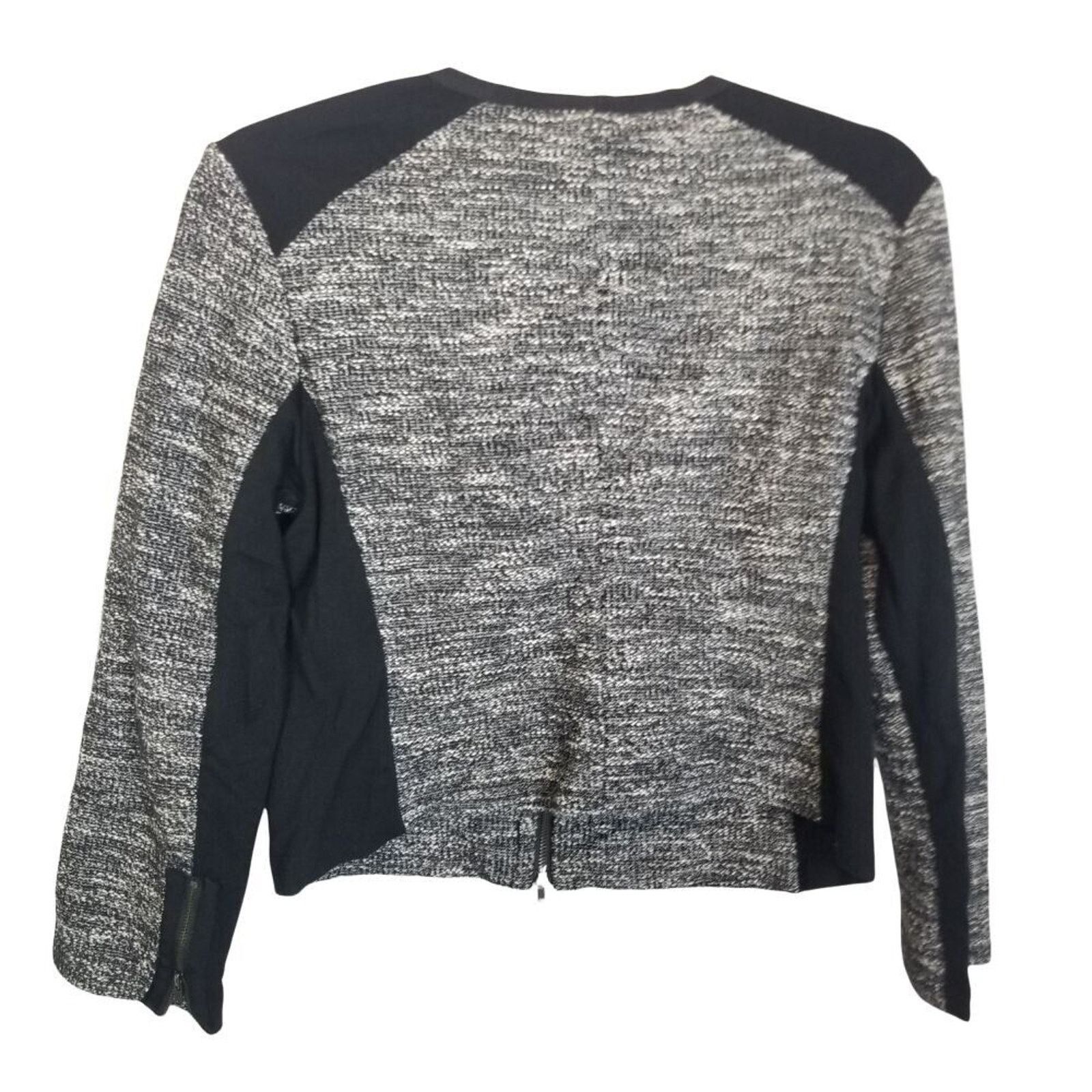 Eileen Fisher Eileen Fisher Tweed Blazer Cropped Jacket Full Zip Size PS Size S / US 4 / IT 40 - 9 Thumbnail