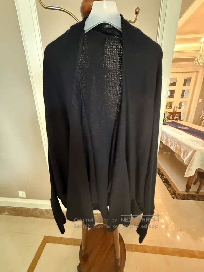 Yohji Yamamoto Black Knit Cardigan shirt