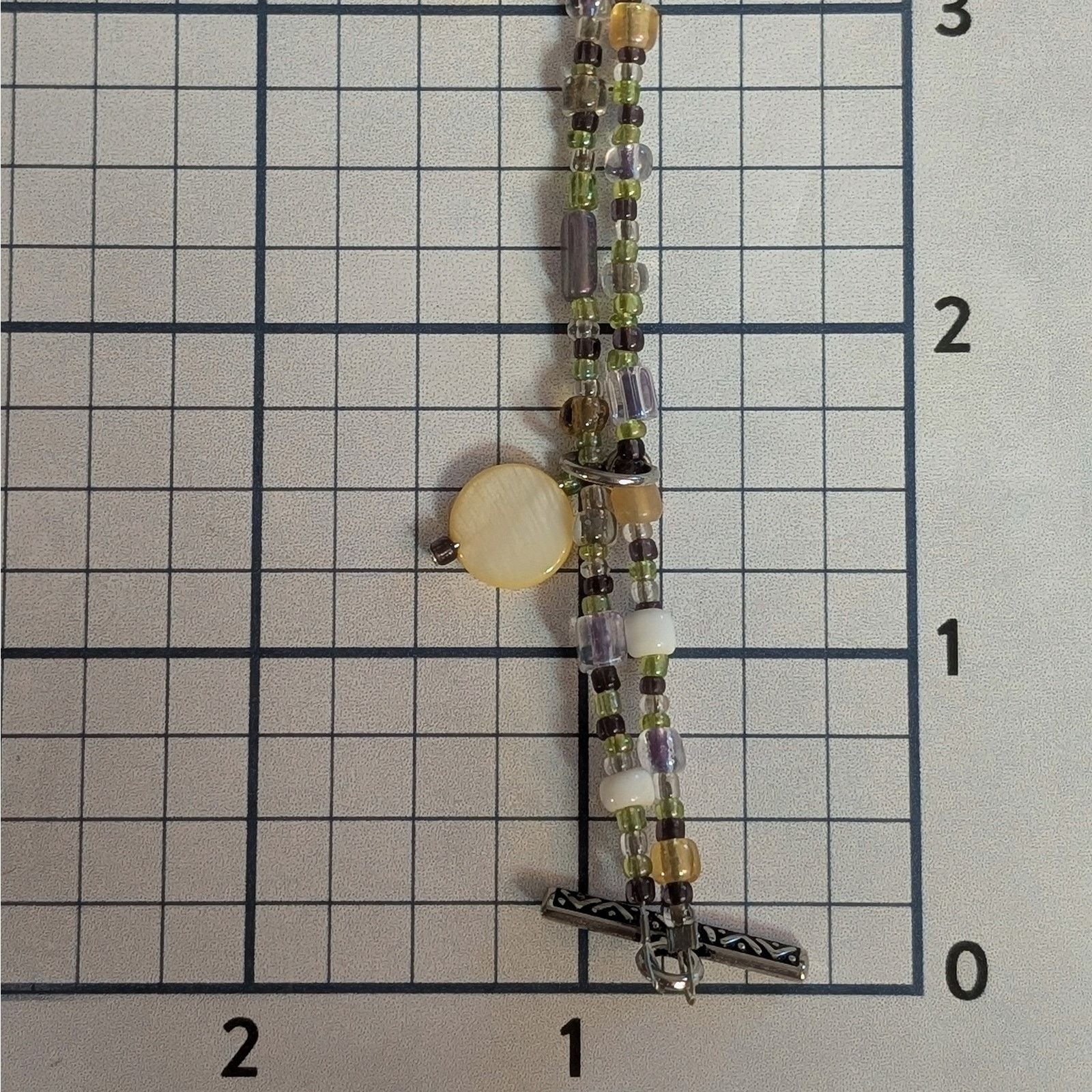 Vintage VTG 1980s 20" Layered Beaded MOP Disc Pendant Necklace Set Size ONE SIZE - 13 Thumbnail