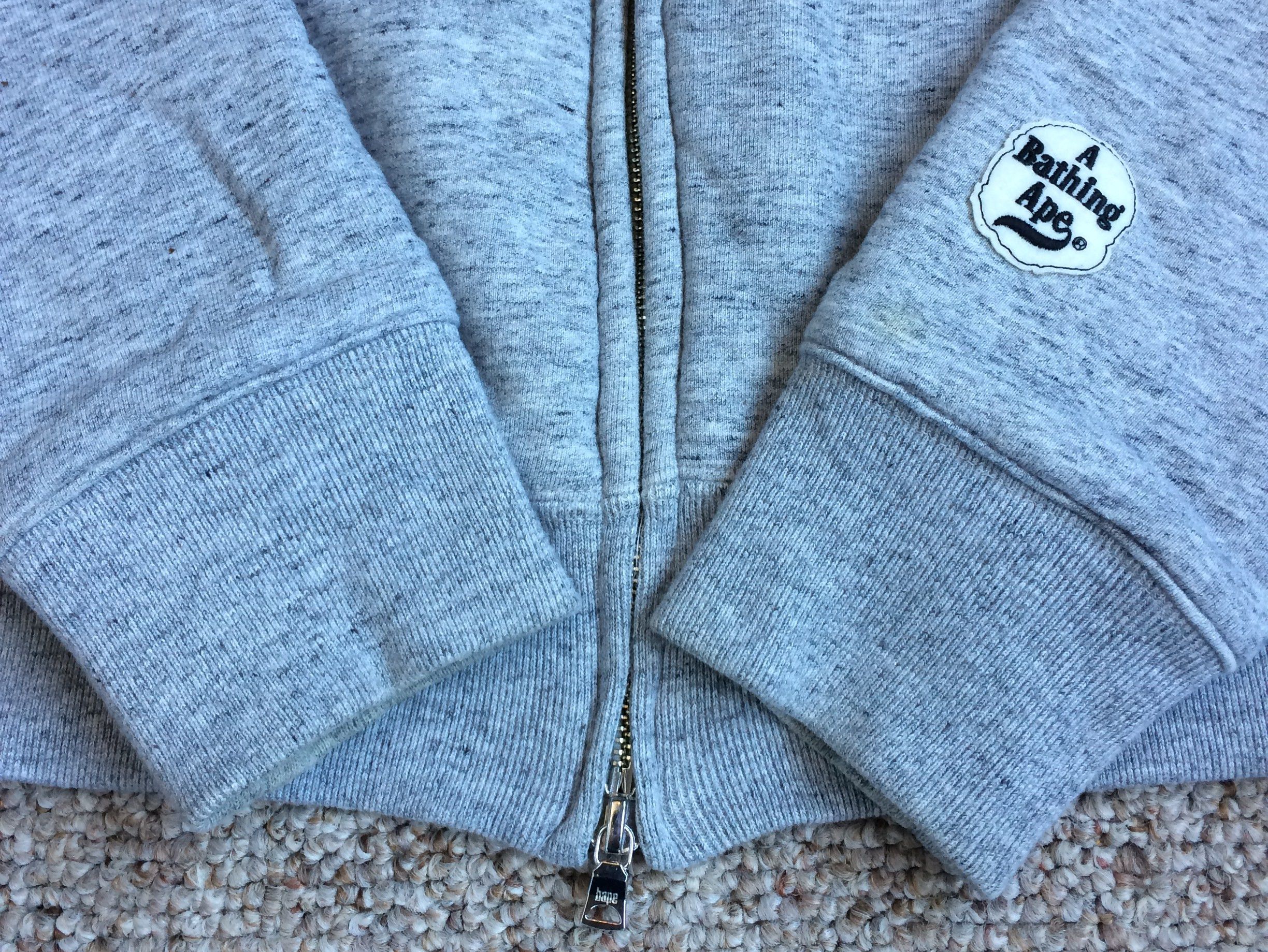 Bape Bape Fleece Lined Logo Hoodie Size US S / EU 44-46 / 1 - 3 Thumbnail