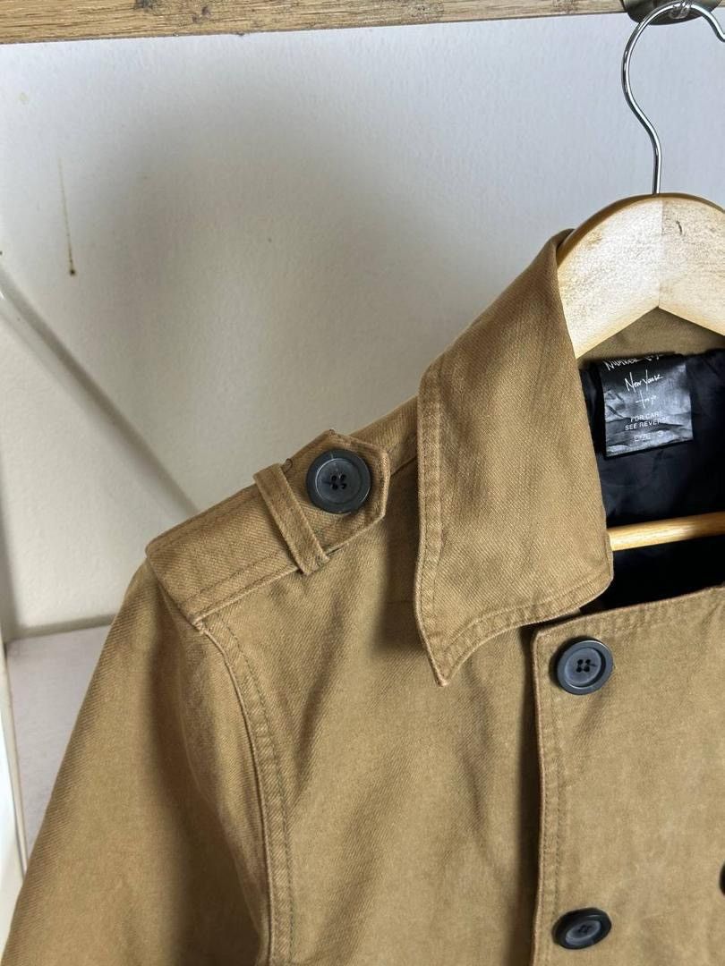 Number (N)ine Number (N)ine Cotton / Denim Down Coat (Pit 19) Size US XXS / EU 40 - 8 Thumbnail