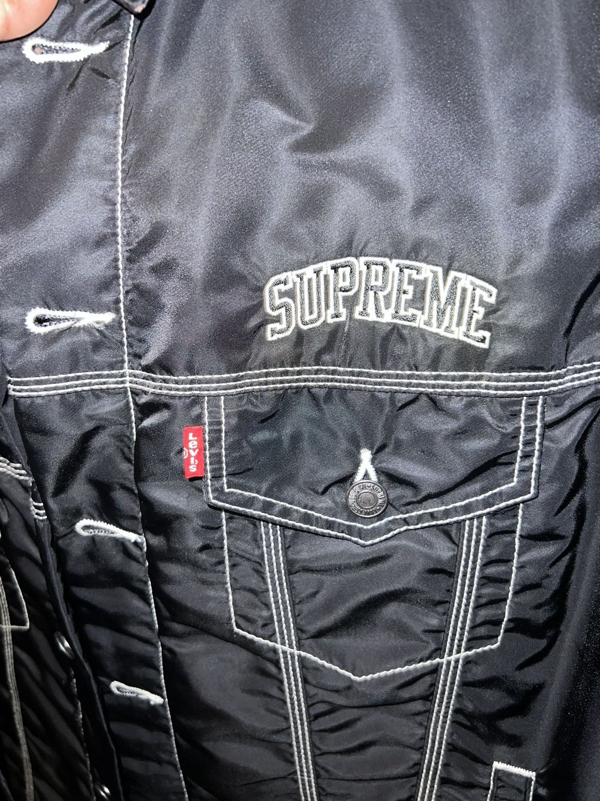 Levi's × Supreme Levis supreme nylon jacket Size US M / EU 48-50 / 2 - 3 Thumbnail