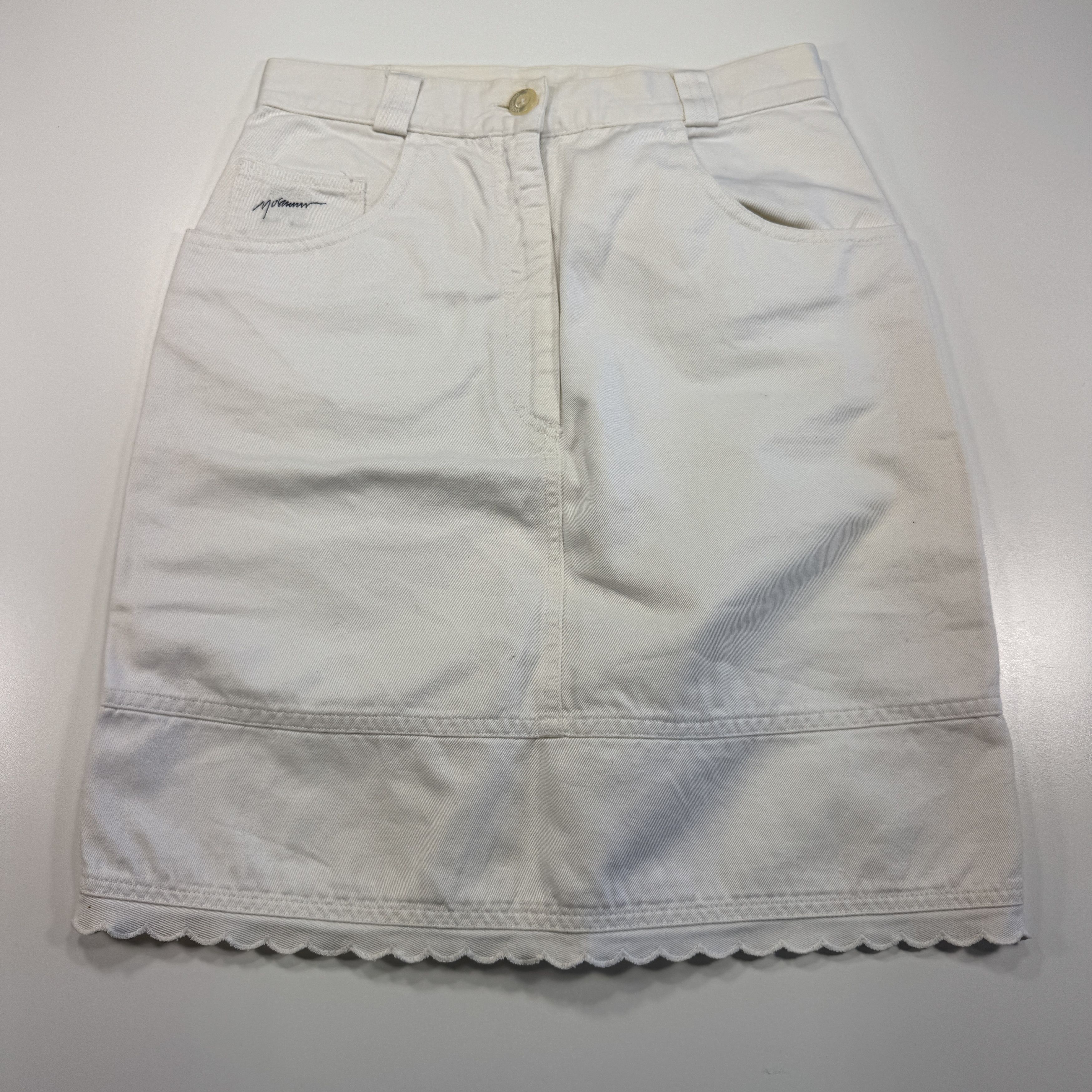 Moschino Moschino? Milano Vintage Jeans Mini Skirt Size 27" / US 4 / IT 40 - 1 Thumbnail