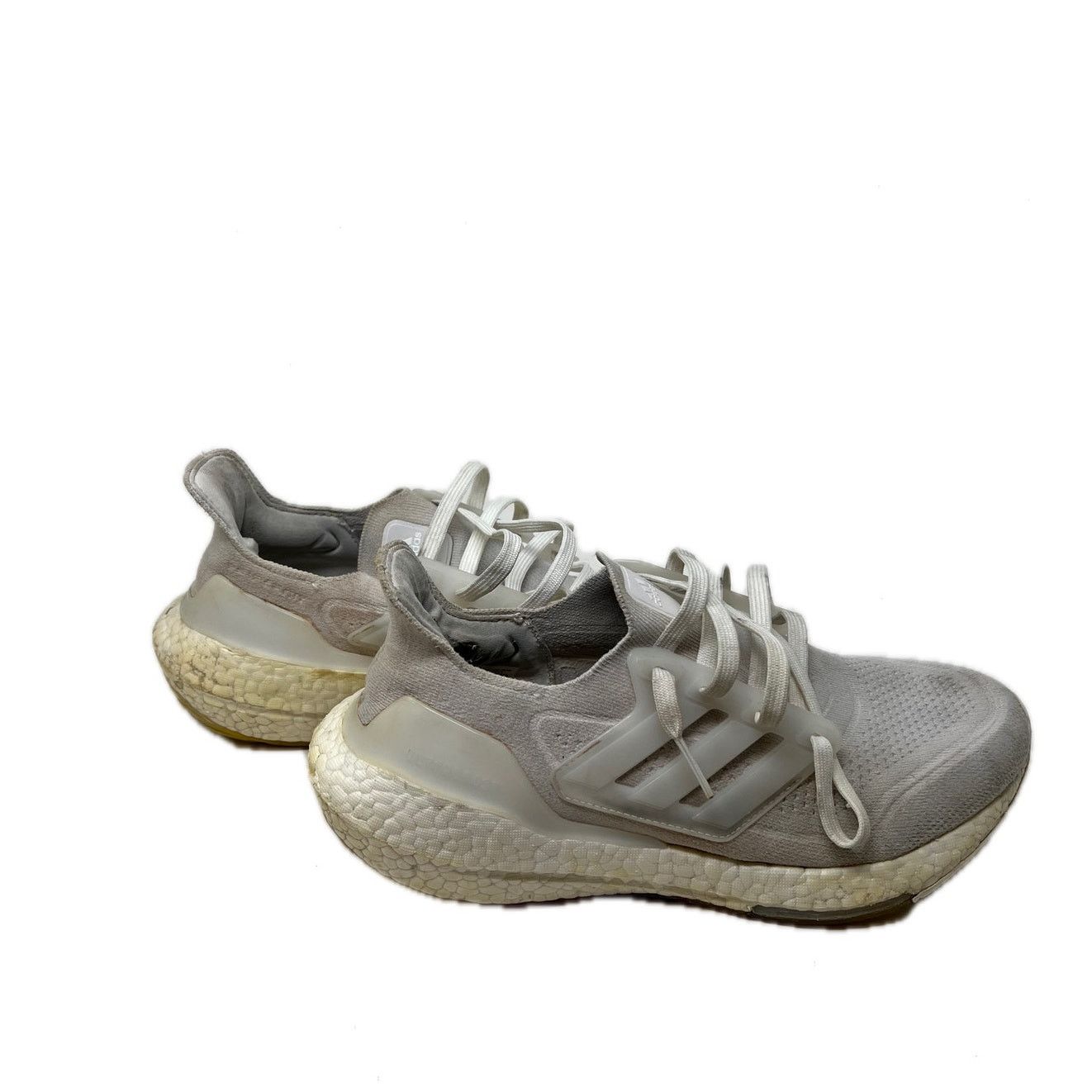 Adidas adidas Ultra Boost 21 Triple White Sneakers Mens 8.5 Size US 8.5 / EU 41-42 - 3 Thumbnail