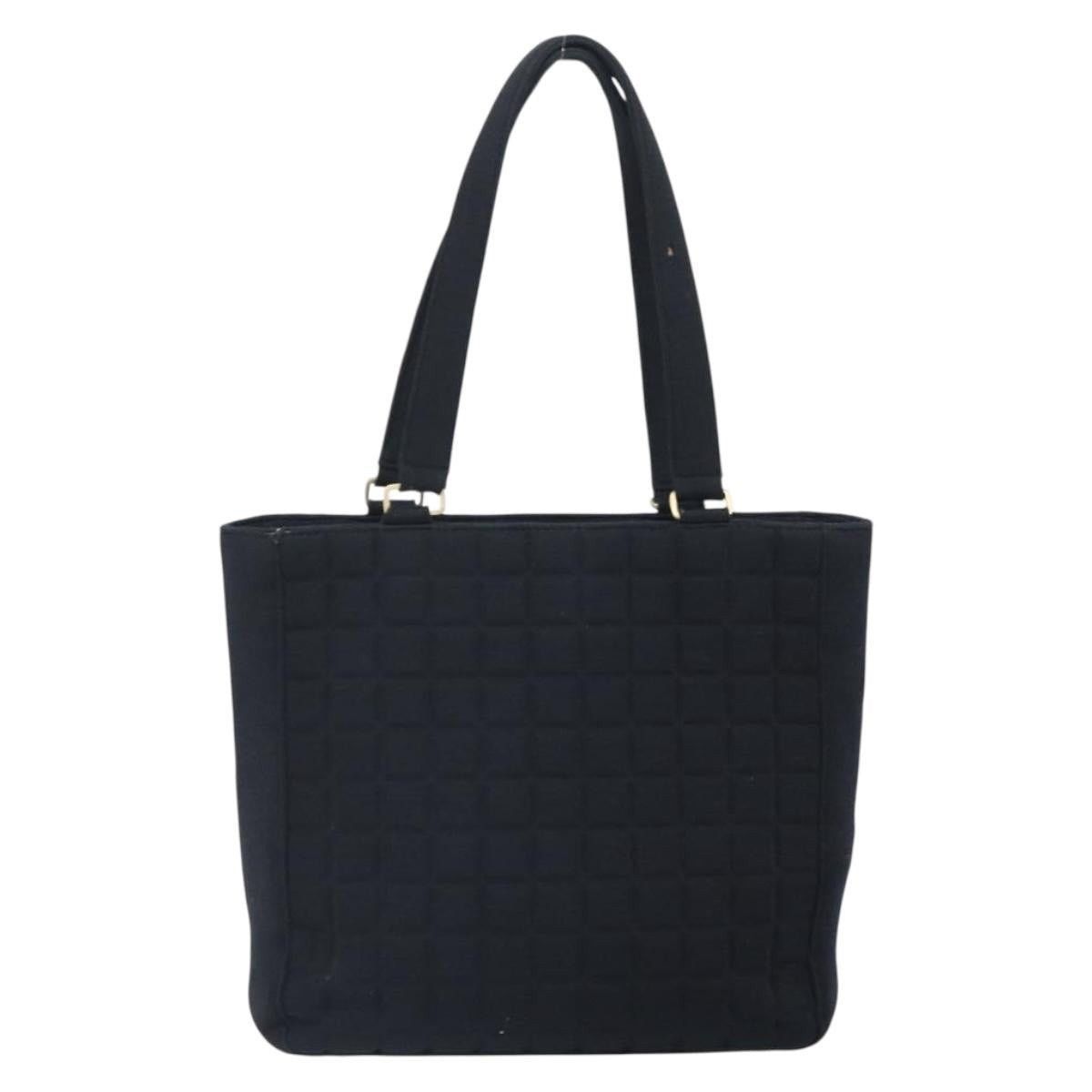 Chanel Chanel Tote Bag Cotton Gold Black CC Size ONE SIZE - 2 Thumbnail