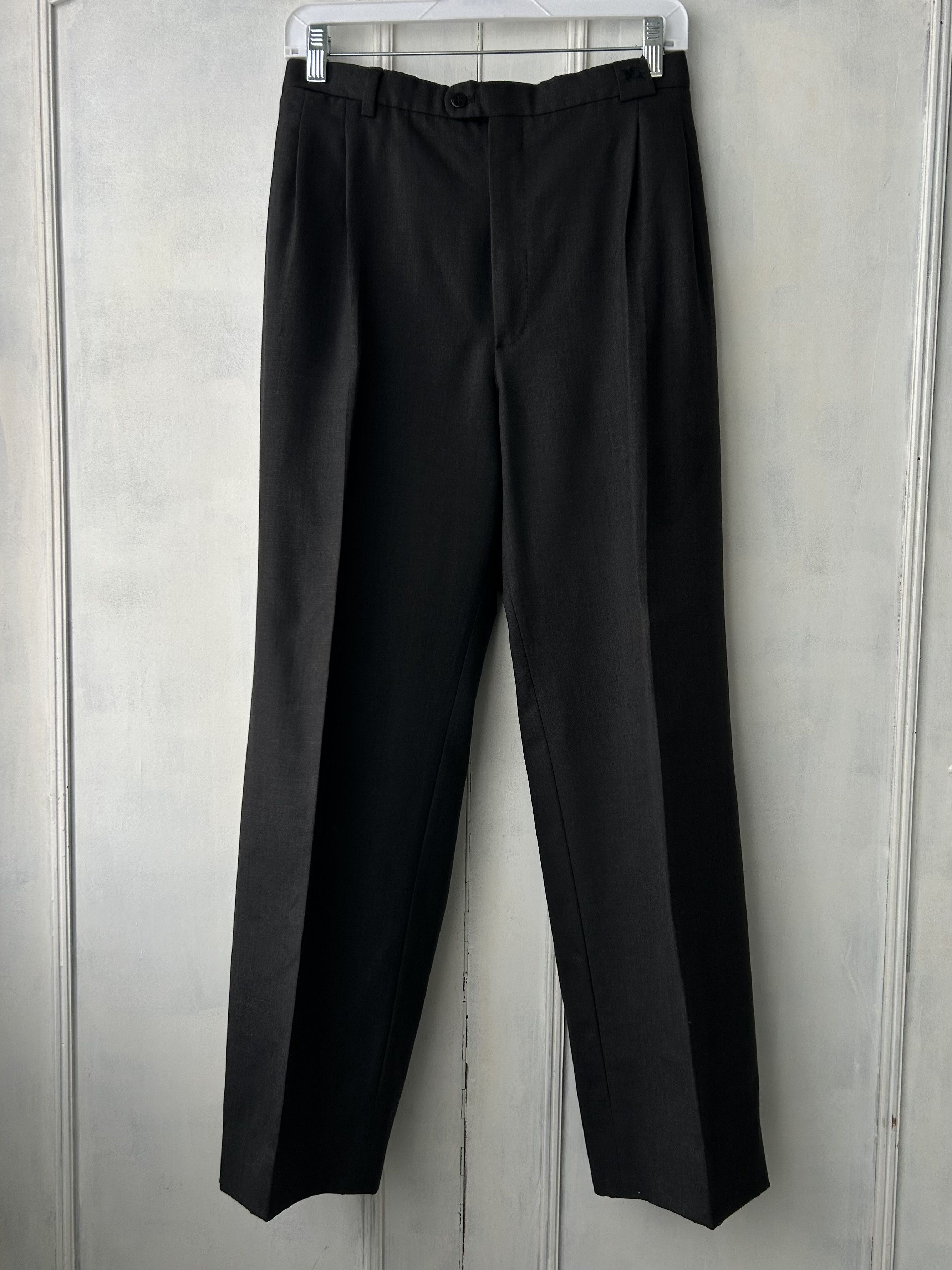Burberry Burberry London Tailored Wool Blend Trousers Size 52R - 1 Thumbnail