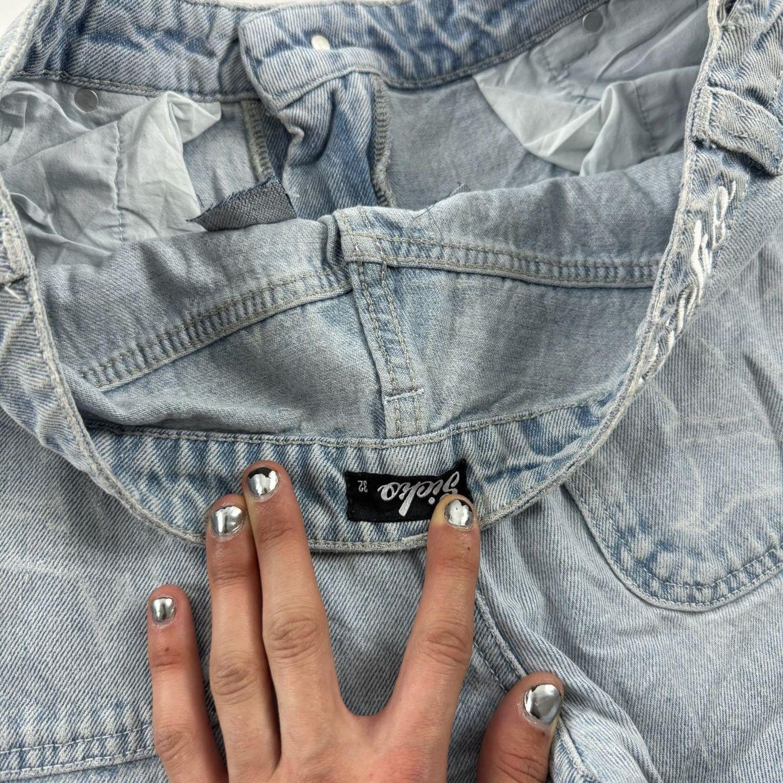 Diesel × Japanese Brand × Vintage Vintage stonewash archive baggy wide leg y2k skater jeans Size US 31 - 6 Thumbnail