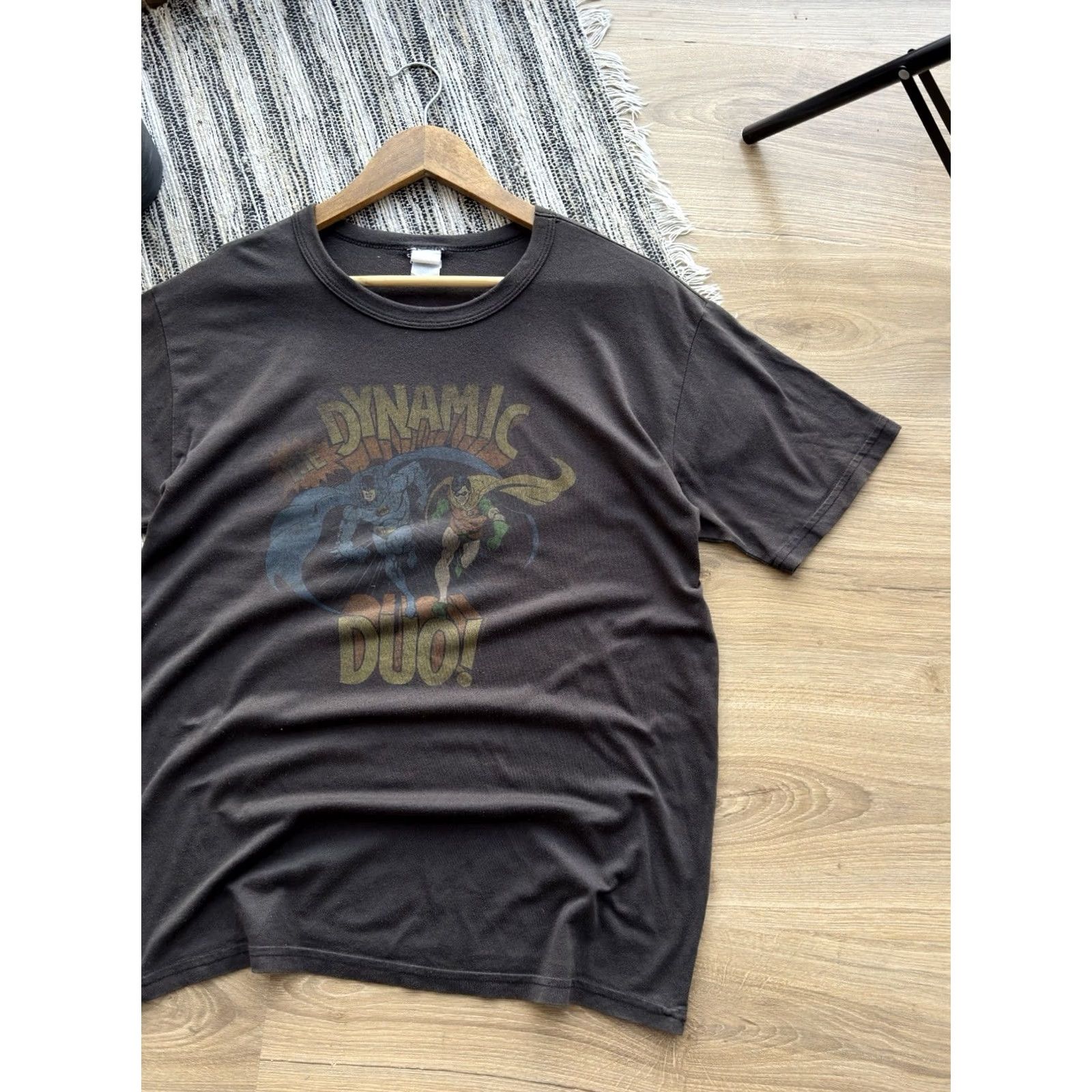 Vintage VINTAGE Batman Dynamic Duo Rare Faded Black T Shirt M Men Batman Vintage 90s Streetwear Graphic Print Size US M / EU 48-50 / 2 - 2 Thumbnail