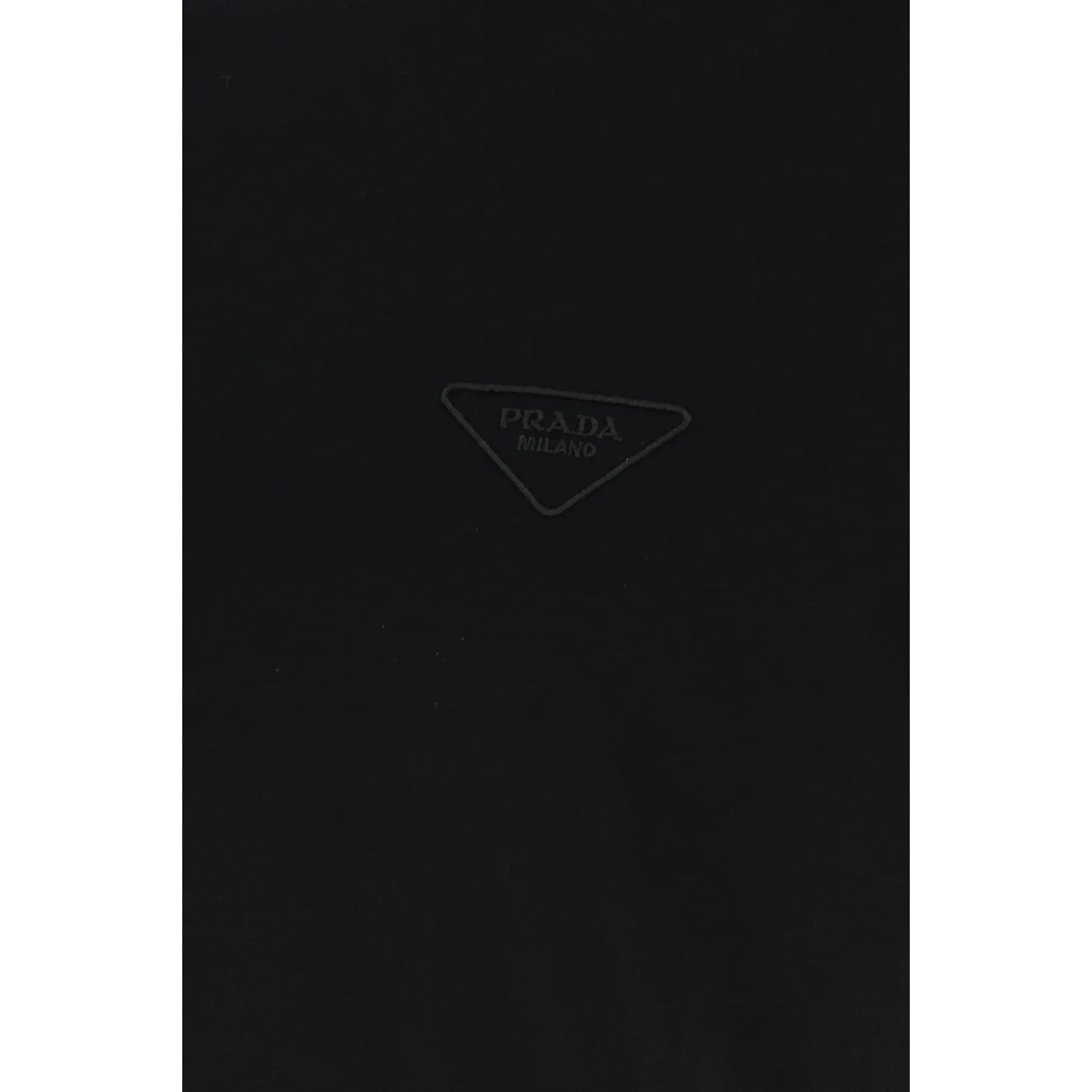 PRADA Black Cotton T-shirt New )
