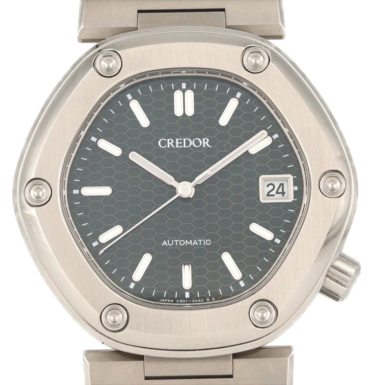 Seiko Seiko Seiko Credor Locomotive Titanium Automatic Metal Automatic CR01-00B0 DUTY FREE for USA Size ONE SIZE - 1 Thumbnail