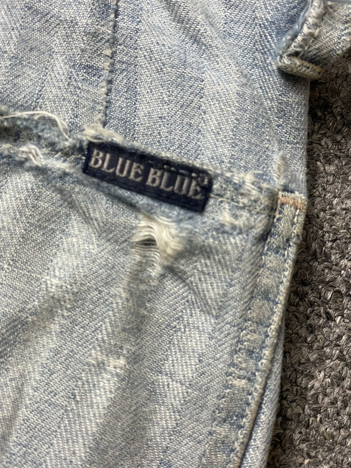 Blue Blue Japan × Japanese Brand × Vintage BLUE BLUE Brand Cargo Denim Jeans (112) Size US 31 - 11 Thumbnail