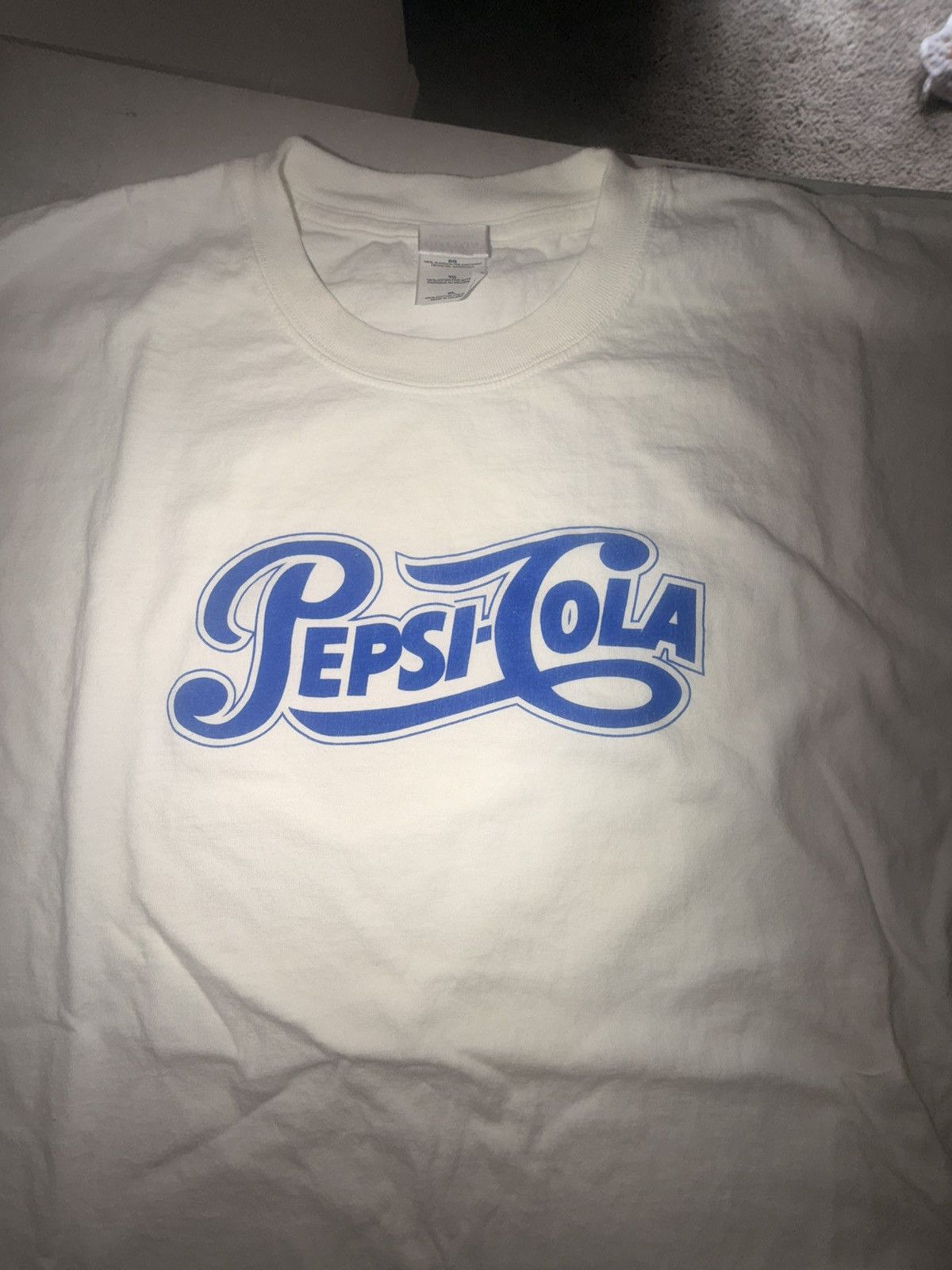 Pepsi Vintage Pepsi Cola Spell Out Tee Size US XL / EU 56 / 4 - 1 Thumbnail