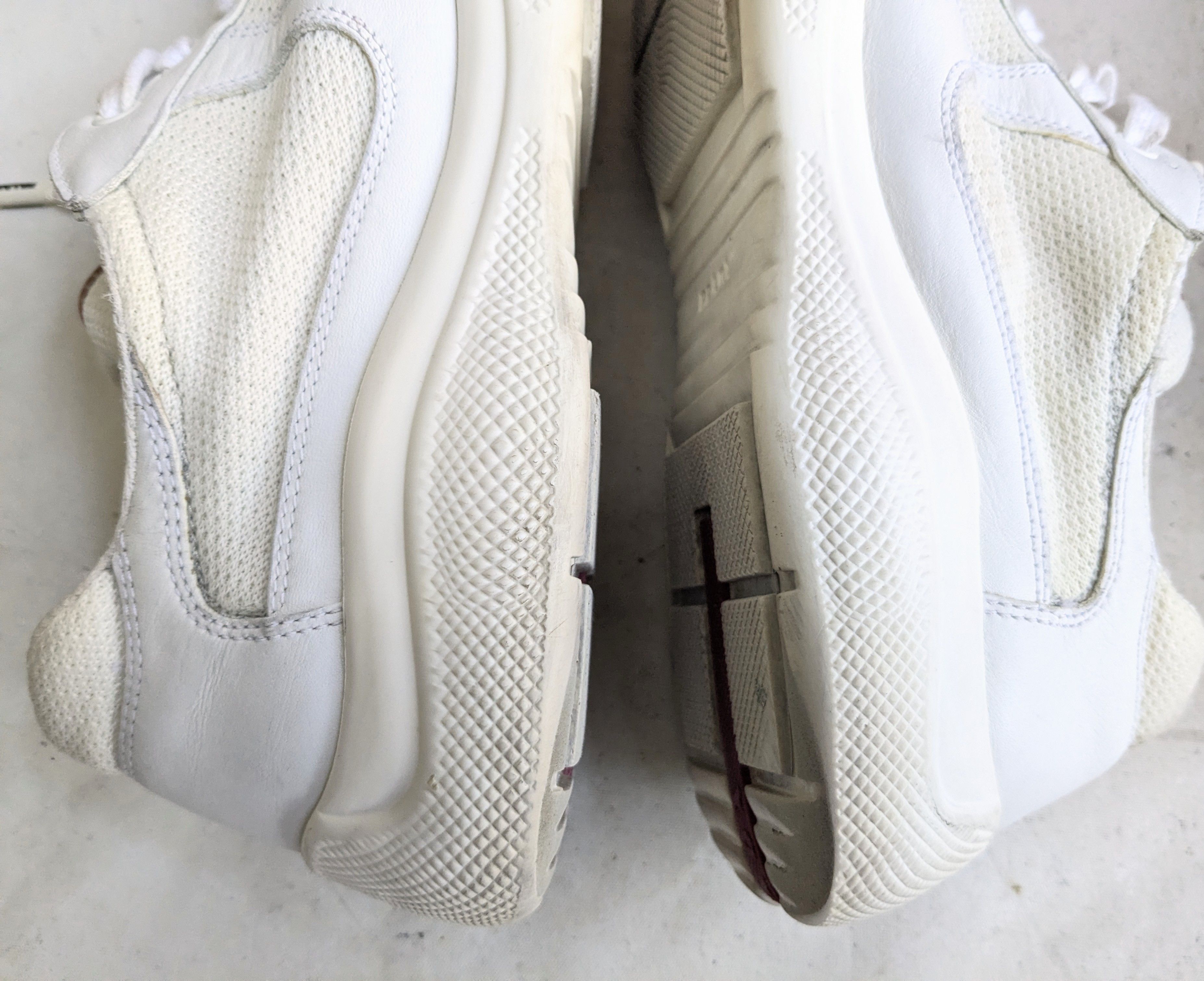 Prada Prada America's Cup White 8 Leather Low Top Size US 8 / EU 41 - 8 Thumbnail
