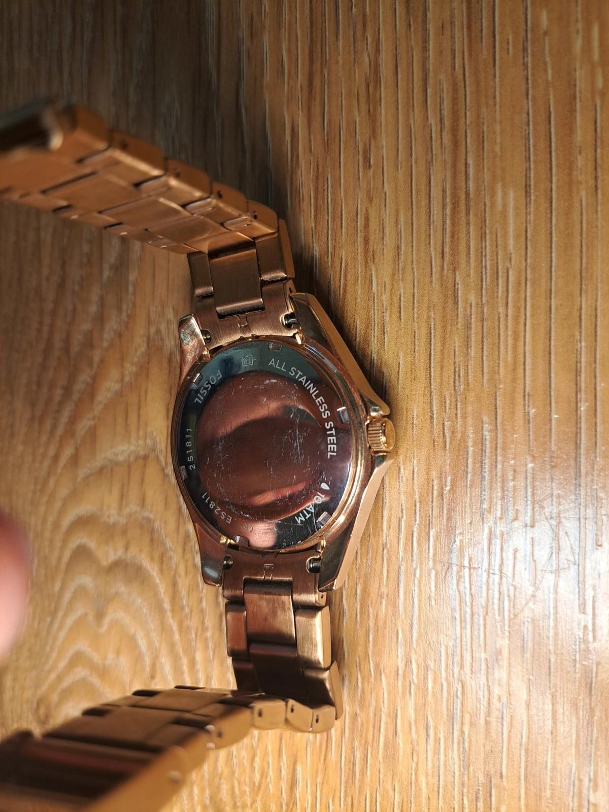 Fossil Fossil Stainless Steel Womens Watch Rose Gold Crystals Size ONE SIZE - 2 Thumbnail