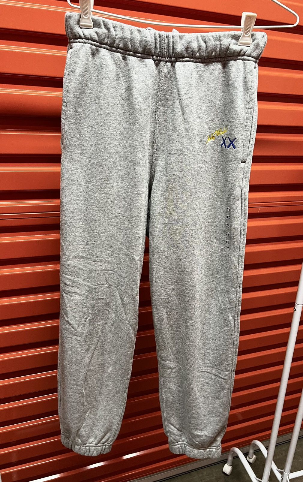 Kaws Companion Andy Warhol Uniqlo Grey Sweatpants size XS