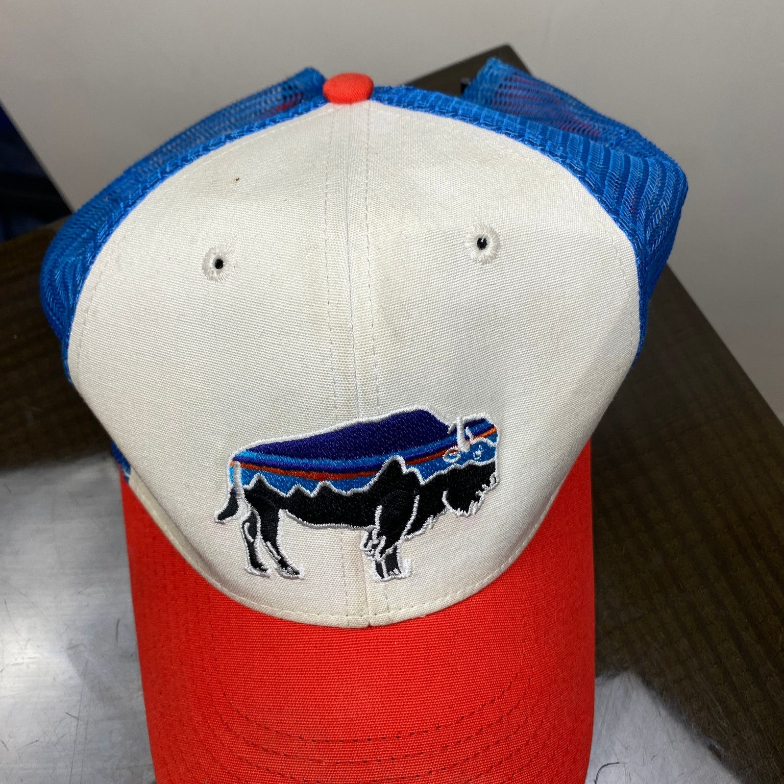 Patagonia Patagonia Fitz Roy Bison Trucker Hat Snapback Adjustable Size ONE SIZE - 10 Thumbnail