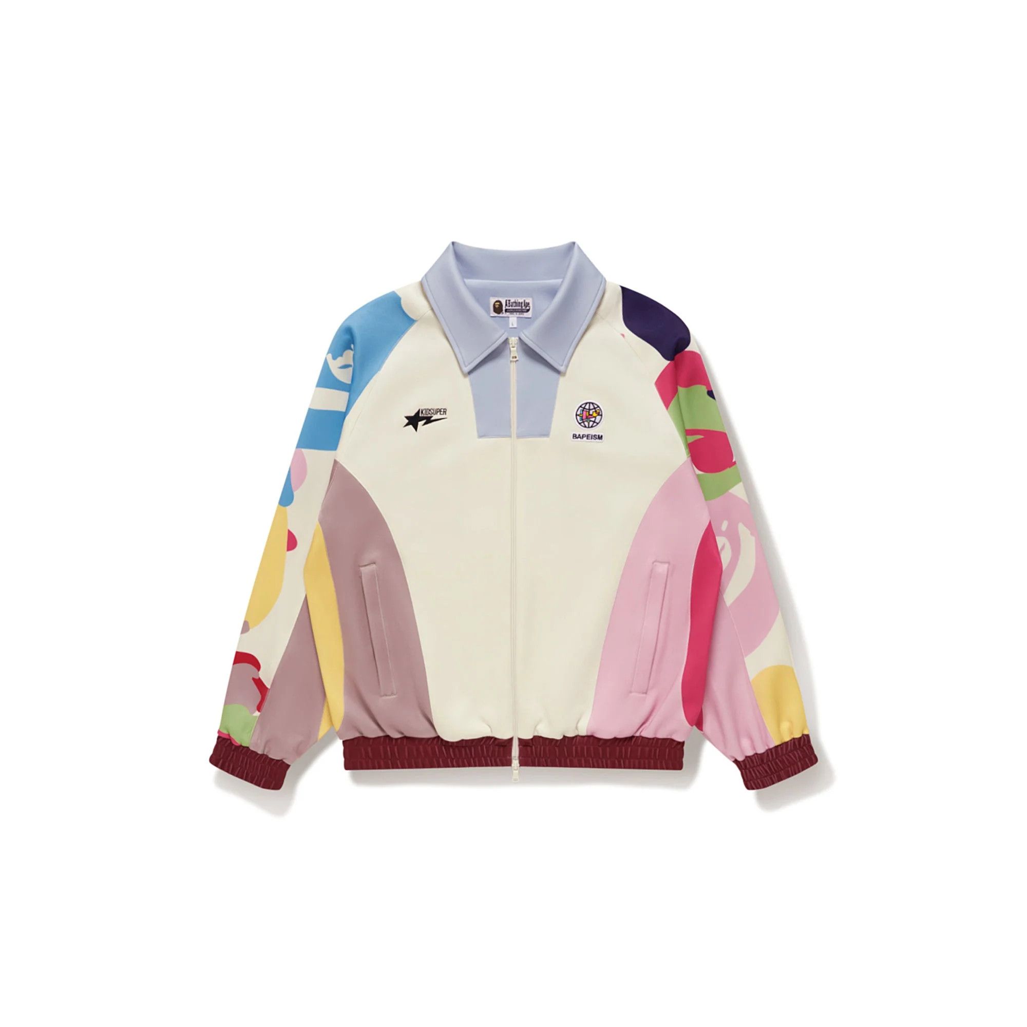 KidSuper BAPE X KidSuper Patchwork Track Jacket - Size XXL Size US XXL / EU 58 / 5 - 1 Thumbnail