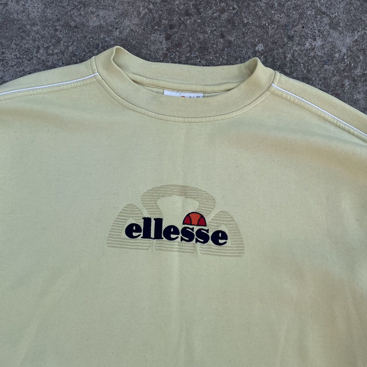 Ellesse × Vintage Vintage Yellow Sweatshirt Big Logo Y2K 90s USA Size US M / EU 48-50 / 2 - 5 Thumbnail