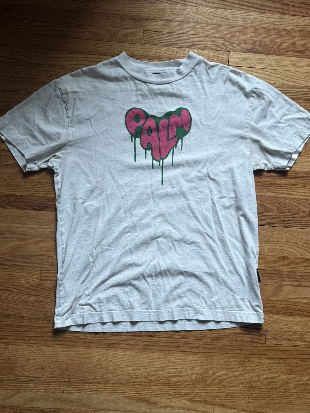Palm Angels Palm Angels Heart Tee White Size US L / EU 52-54 / 3 - 1 Thumbnail