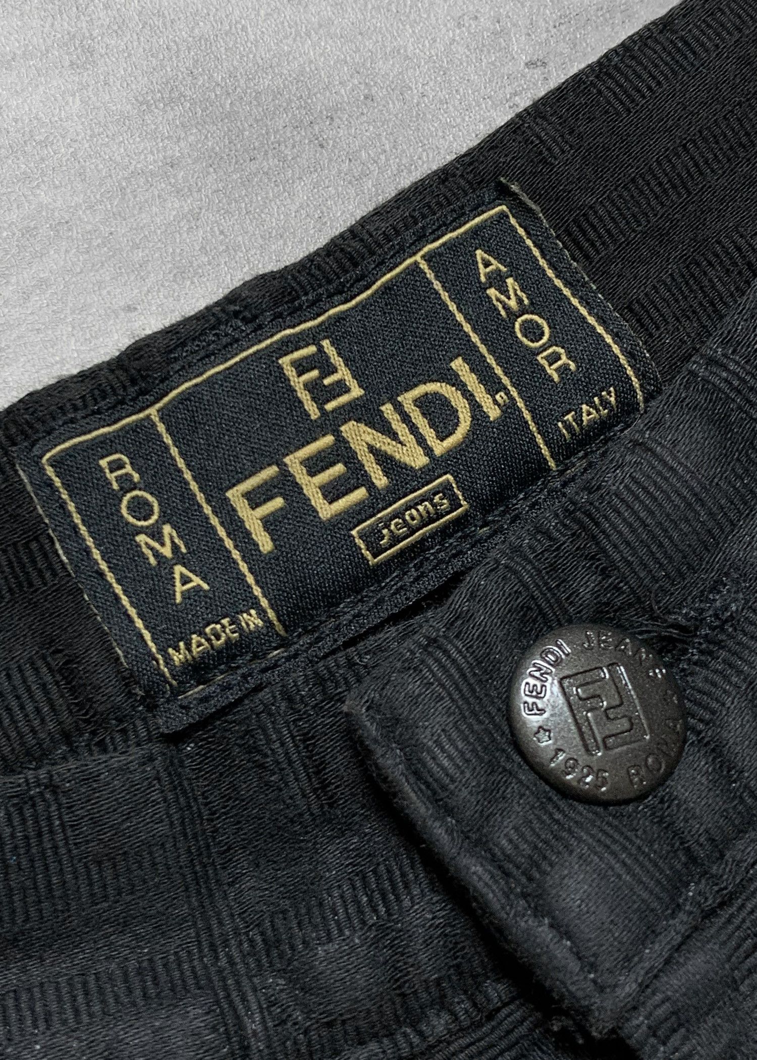 Fendi Vintage Fendi Zucca Monogram Denim Jeans - 30 Size US 30 / EU 46 - 4 Thumbnail
