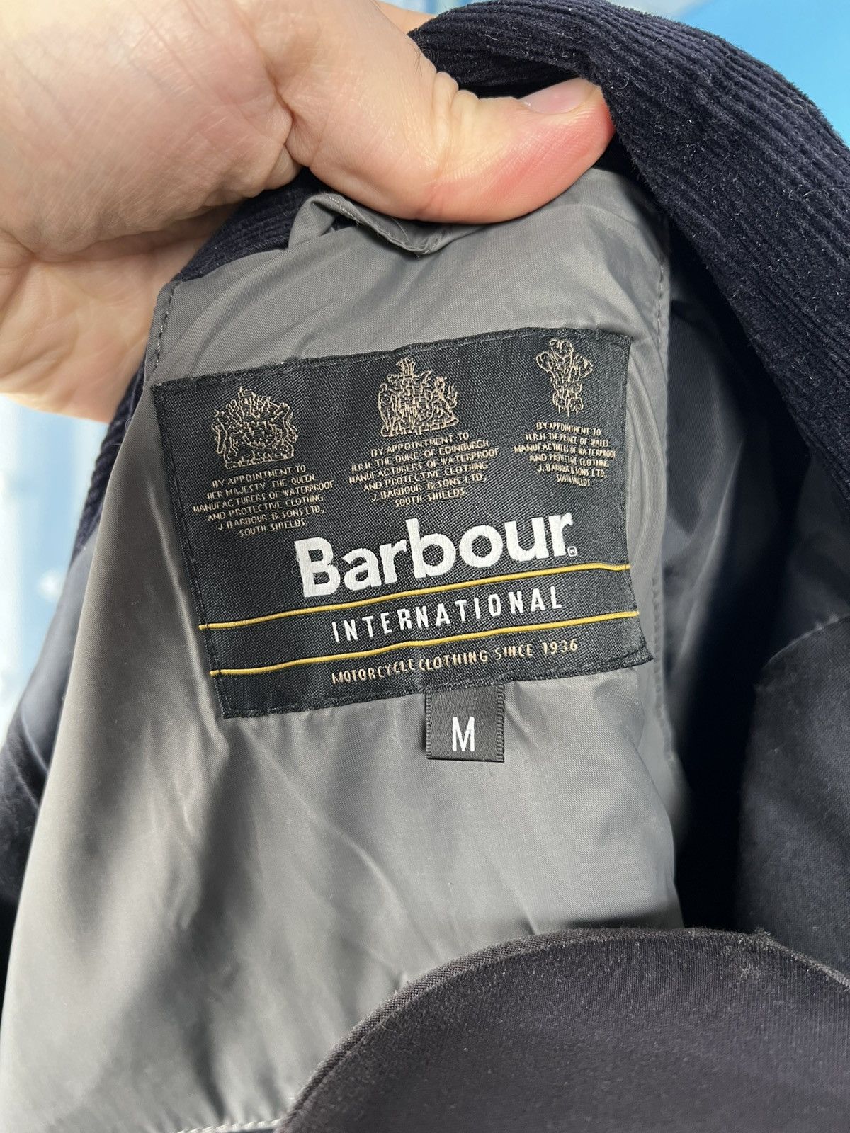 Barbour Barbour wax international lock streetwear jacket blue Size US M / EU 48-50 / 2 - 10 Thumbnail