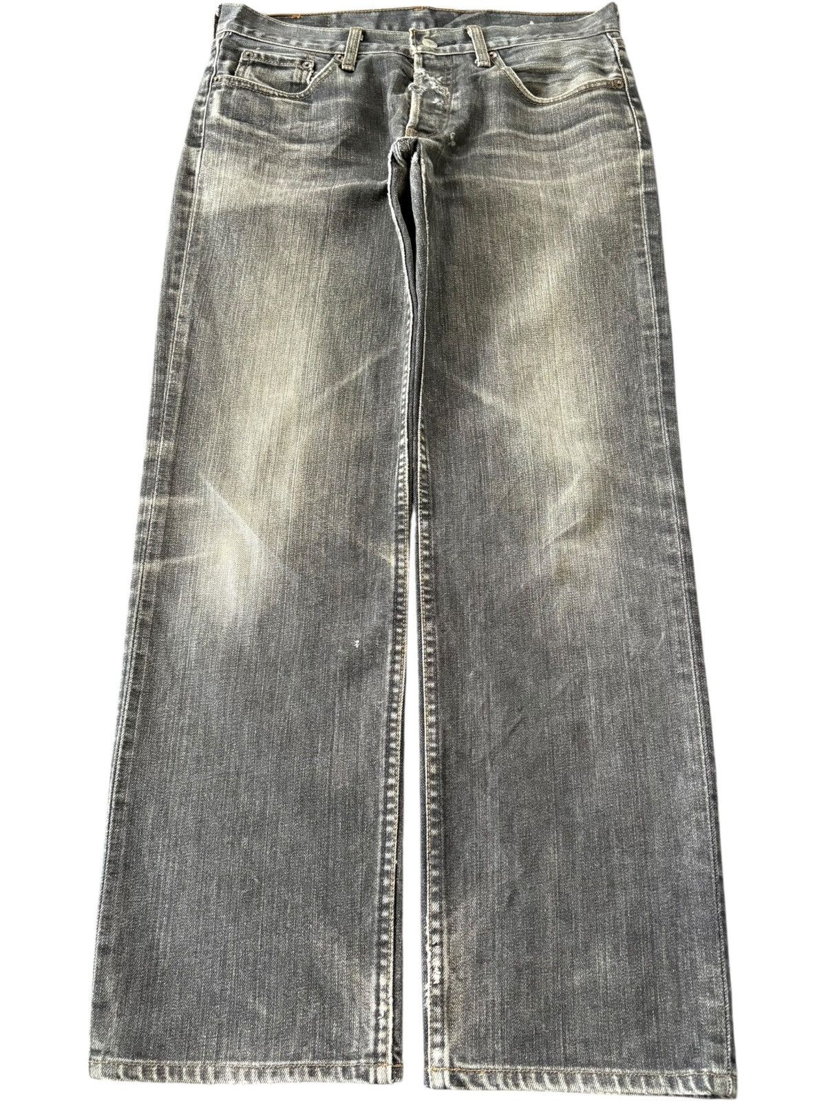 Levi's Vintage 90s Levis 522 Faded Wash Distress Loose Jeans Size US 32 / EU 48 - 1 Thumbnail