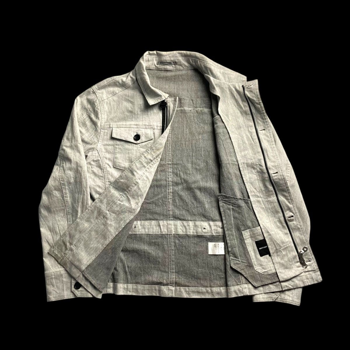 semanticdesign 🇯🇵 SEMANTIC DESIGN BUTTON UP BUCKLE WAIST JACKET Size US M / EU 48-50 / 2 - 4 Thumbnail