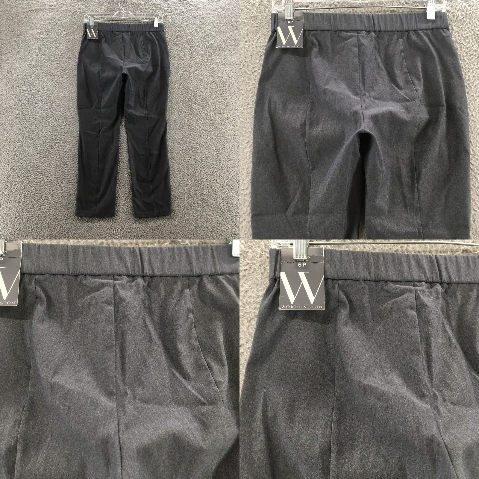 Worthington Worthington Trousers Dress Pants Womens Petite 6 Gray Side Zip NEW Dress Pants 6P Womens Gray Size 28" / US 6 / IT 42 - 9 Thumbnail
