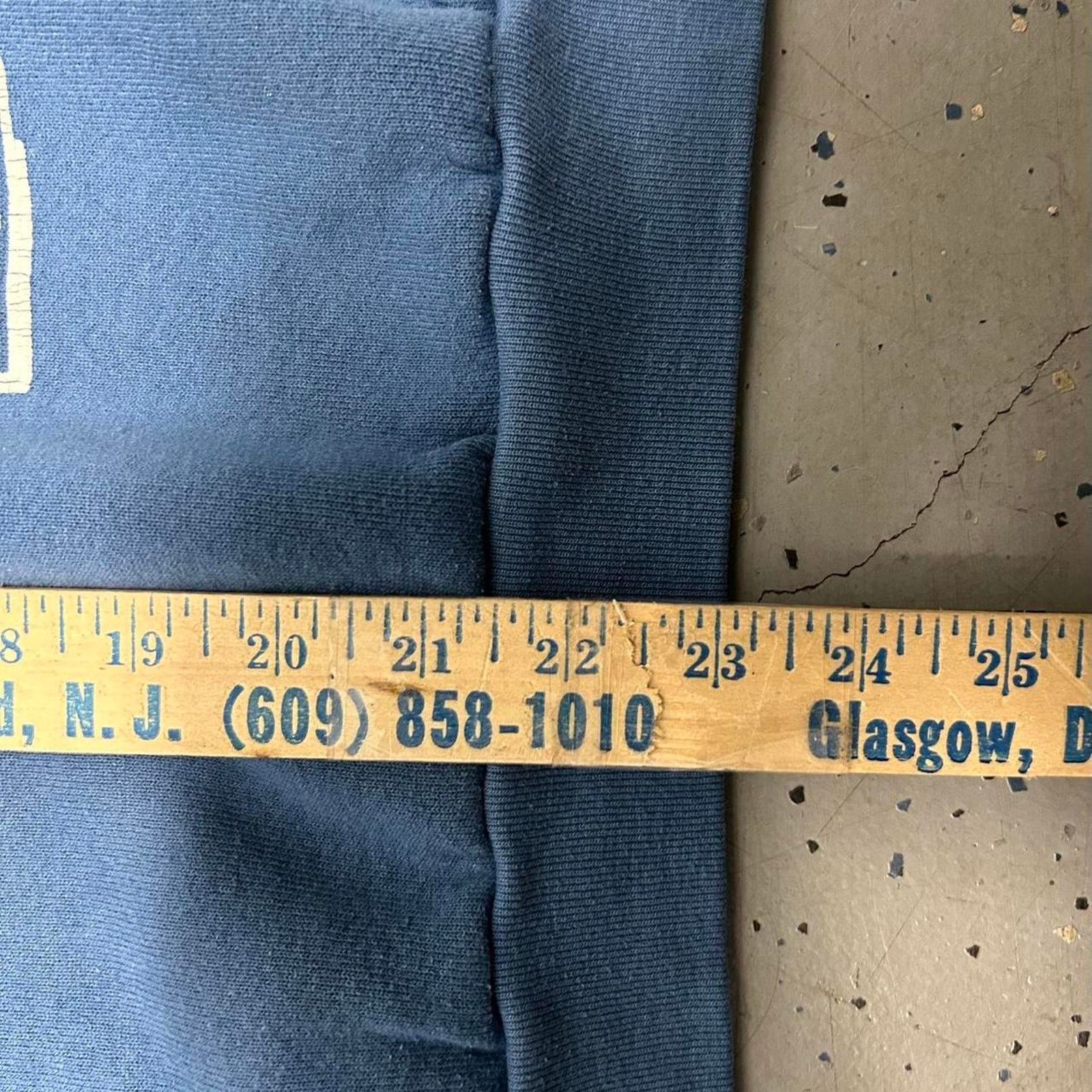 Fruit Of The Loom 80s navy blue crewneck sweatshirt "I Can't Take It Anymore" Size US XL / EU 56 / 4 - 5 Thumbnail