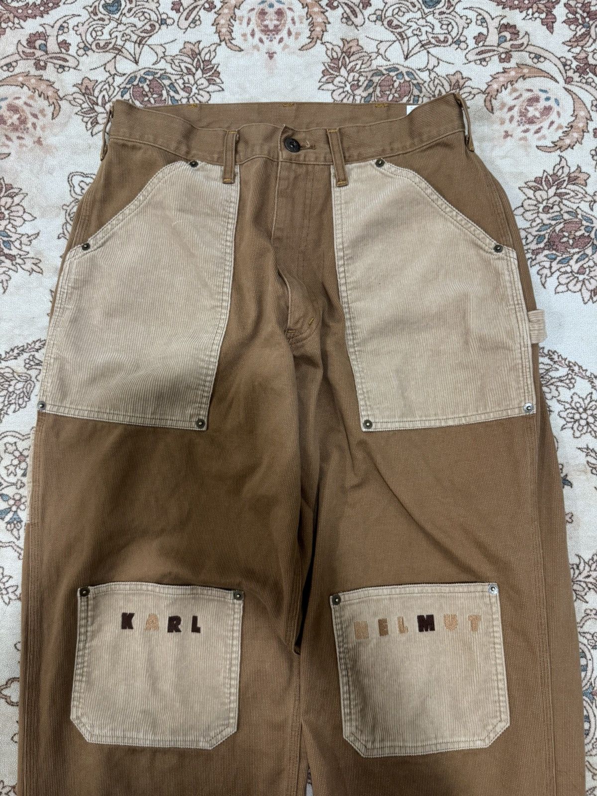 Japanese Brand Vintage Karl Helmut Baggy Carpenter Pants Size US 30 / EU 46 - 4 Thumbnail
