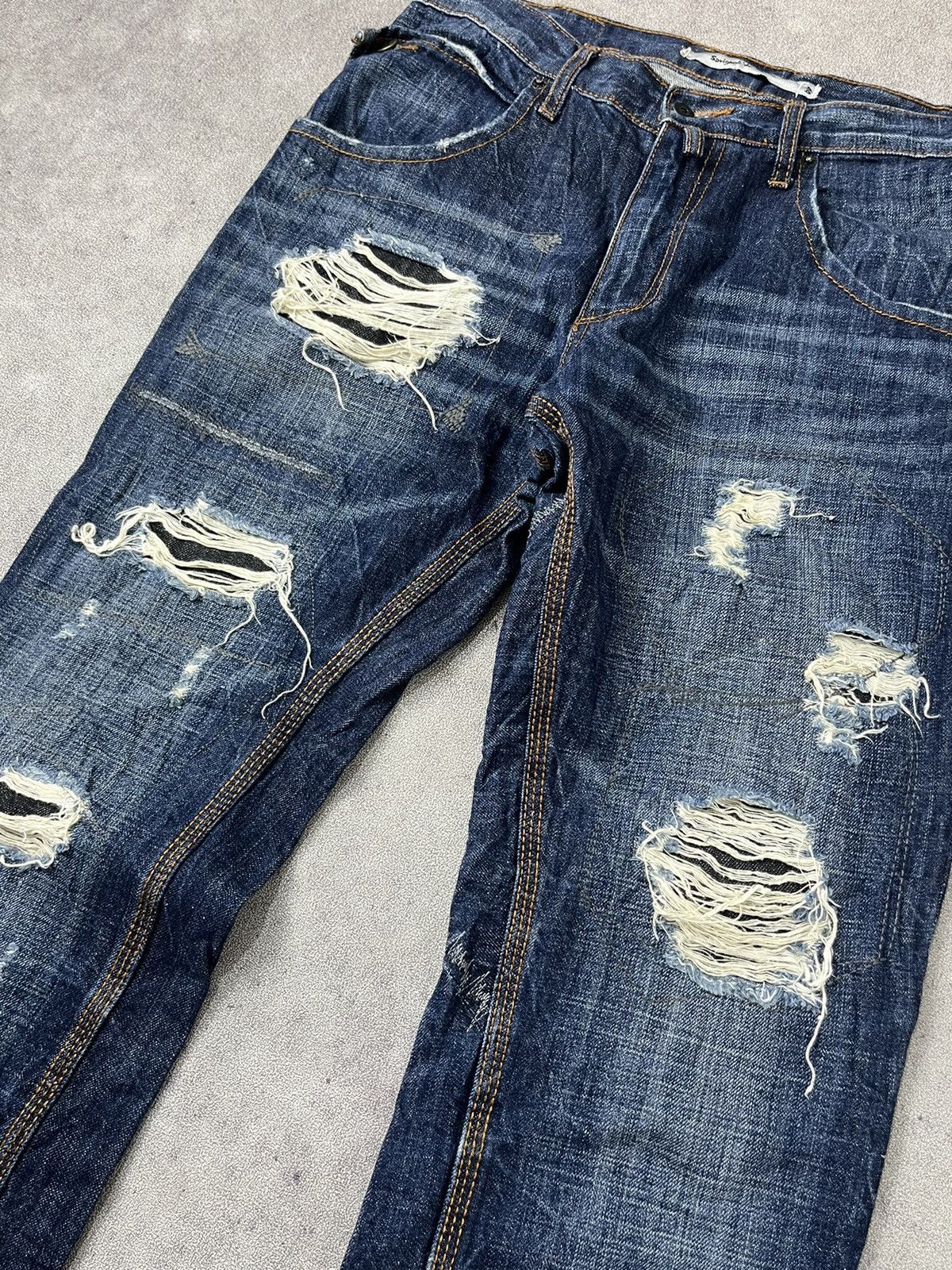 Hysteric Glamour Savignag de denim hysteric glamour distressed bondage jeans Size US 33 - 5 Thumbnail
