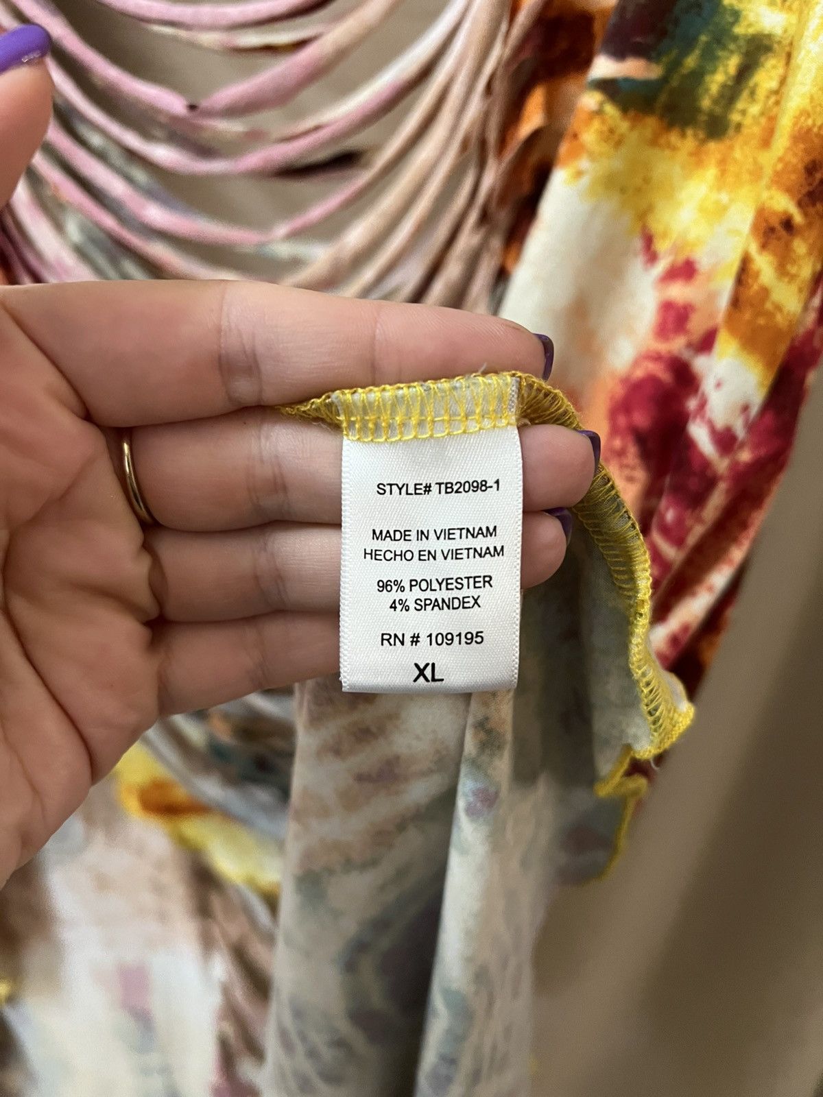 Other Love J tie dye high low top size xl Size XL / US 12-14 / IT 48-50 - 3 Thumbnail