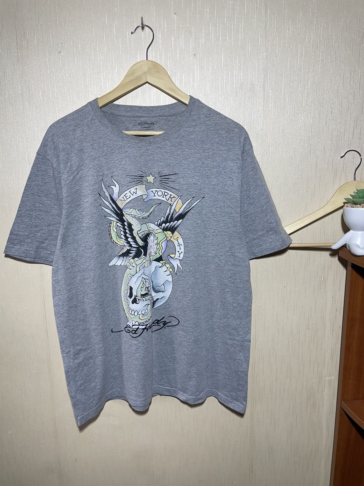 Ed Hardy × Vintage Ed Hardy vintage streetwear T shirt Size US XL / EU 56 / 4 - 1 Thumbnail